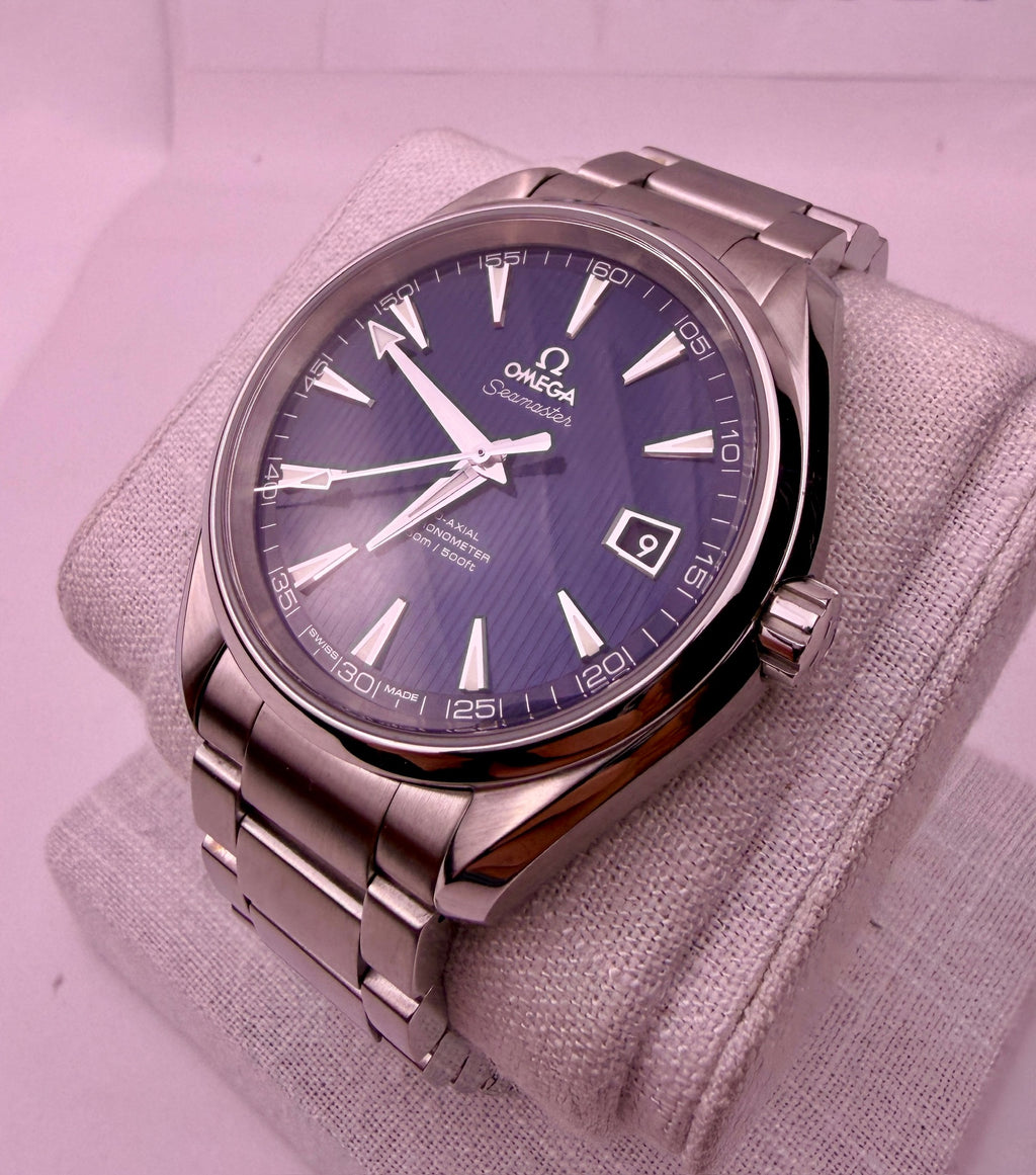 Case #522 — Omega Aqua Terra Blue - 41 Ref. 231.10.42.21.03.001