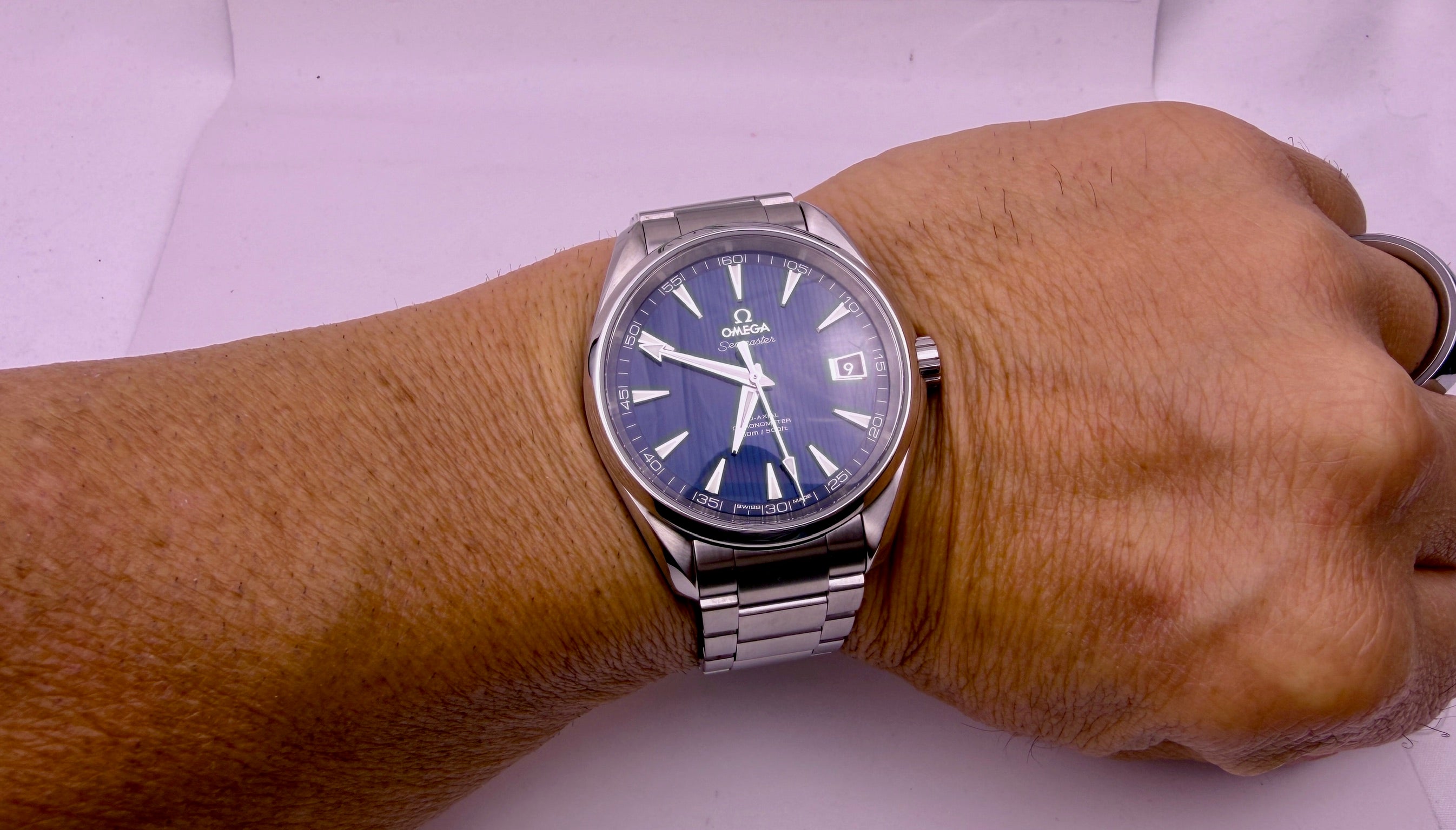 Case #522 — Omega Aqua Terra Blue - 41 Ref. 231.10.42.21.03.001