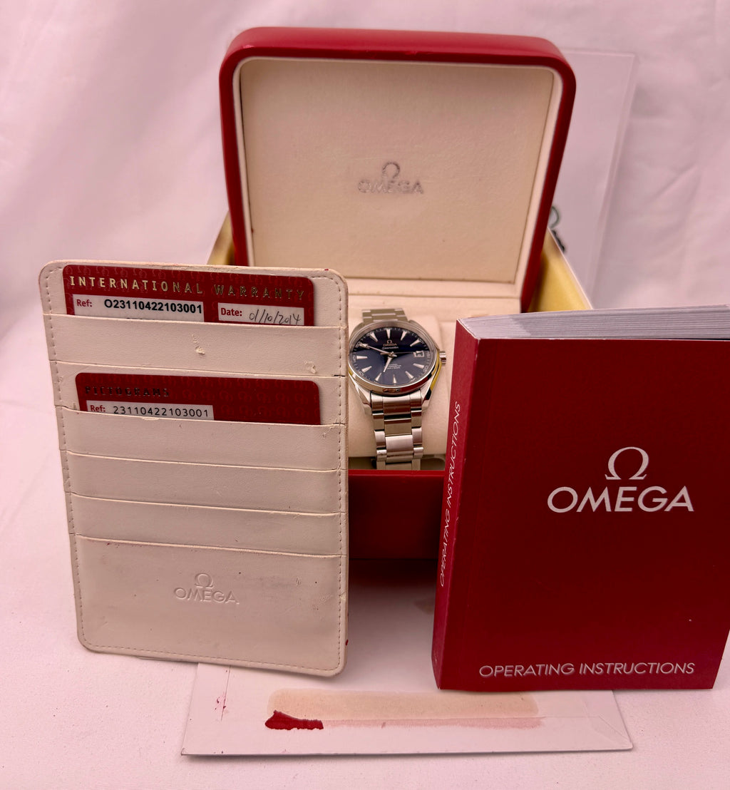 Case #522 — Omega Aqua Terra Blue - 41 Ref. 231.10.42.21.03.001