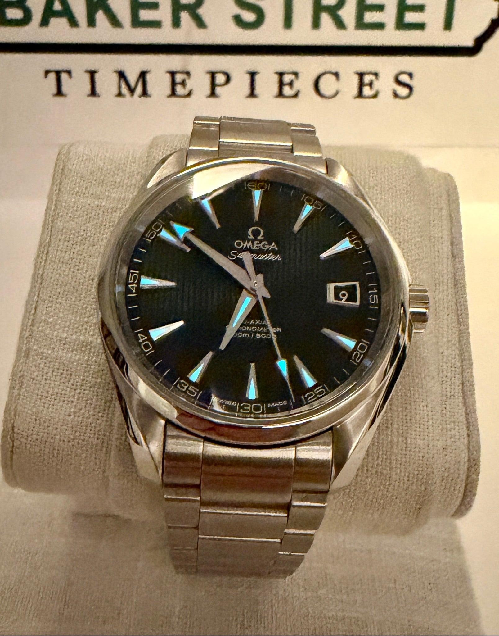 Case #522 — Omega Aqua Terra Blue - 41 Ref. 231.10.42.21.03.001