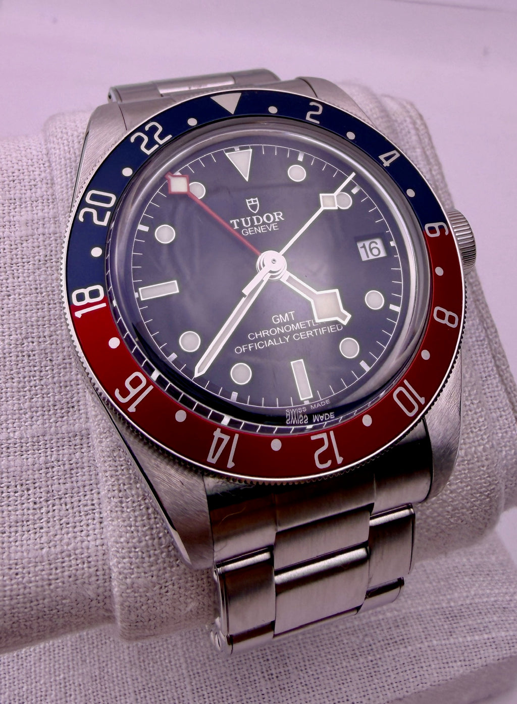 Case #523 — Tudor Black Bay GMT “Pepsi” on Oyster Ref. M79830RB-0001