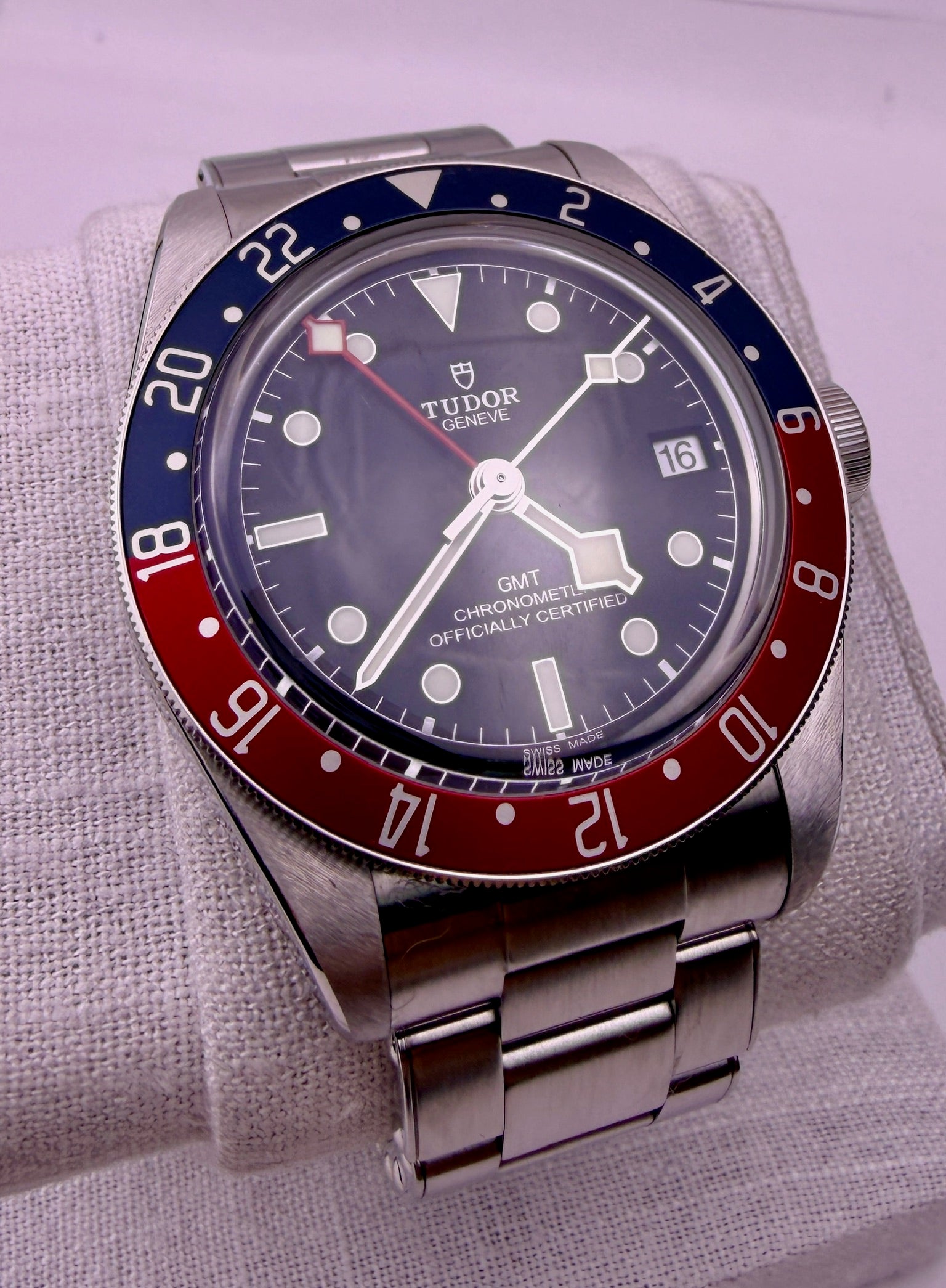 Case #523 — Tudor Black Bay GMT “Pepsi” on Oyster Ref. M79830RB-0001