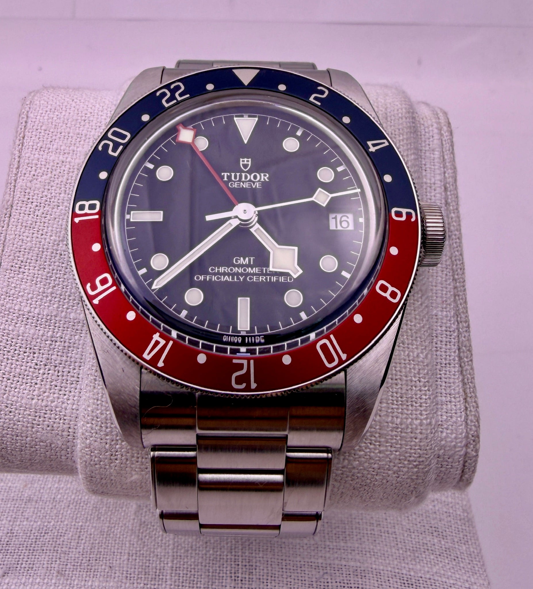 Case #523 — Tudor Black Bay GMT “Pepsi” on Oyster Ref. M79830RB-0001