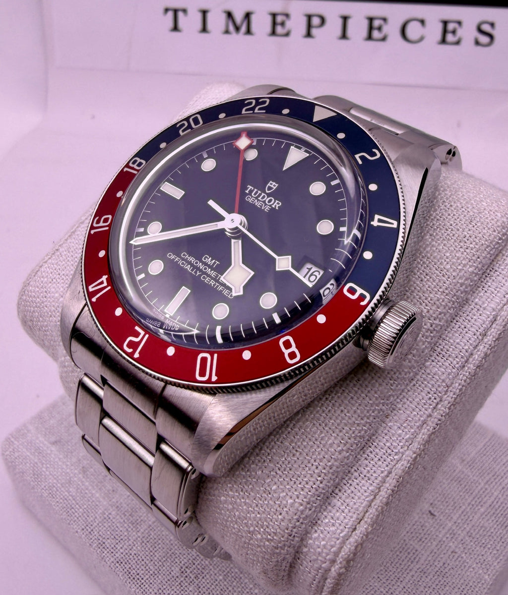 Case #523 — Tudor Black Bay GMT “Pepsi” on Oyster Ref. M79830RB-0001