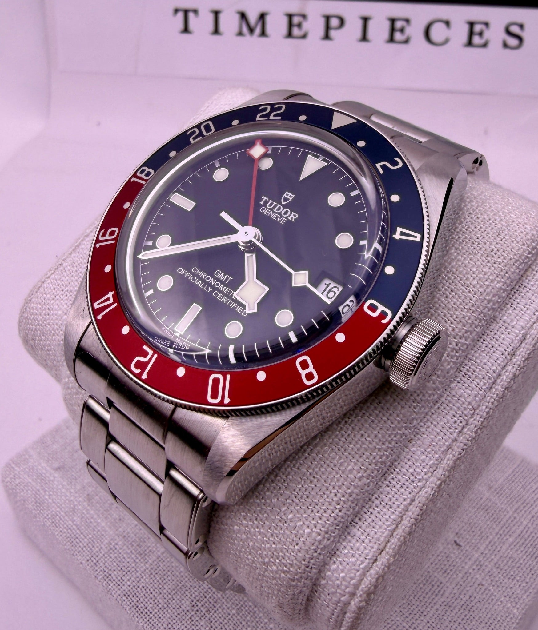 Case #523 — Tudor Black Bay GMT “Pepsi” on Oyster Ref. M79830RB-0001