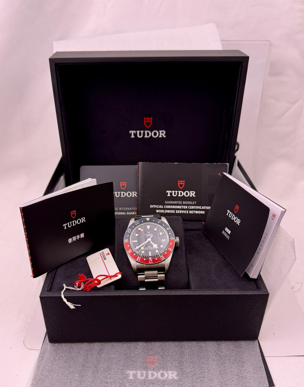 Case #523 — Tudor Black Bay GMT “Pepsi” on Oyster Ref. M79830RB-0001