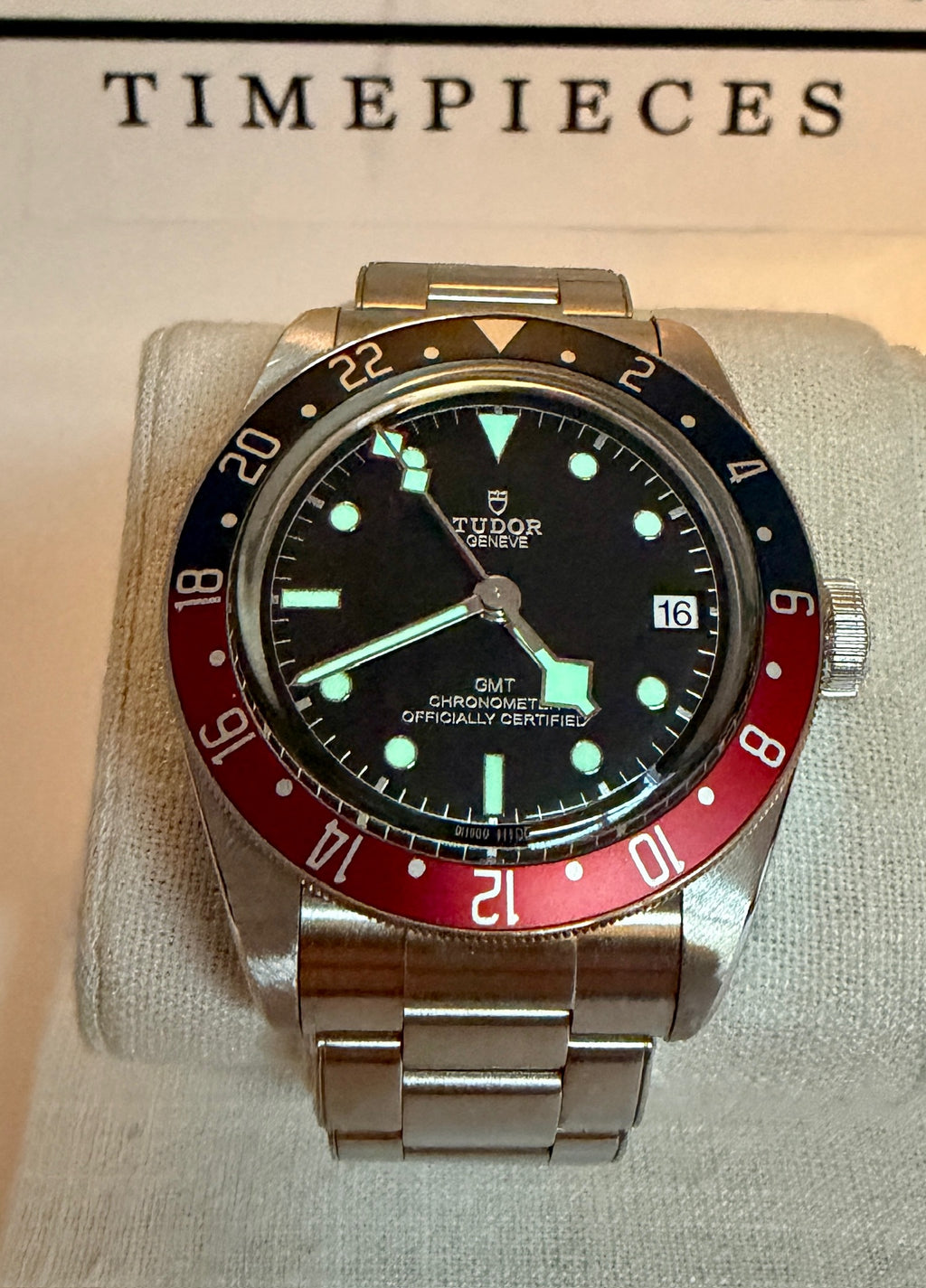 Case #523 — Tudor Black Bay GMT “Pepsi” on Oyster Ref. M79830RB-0001