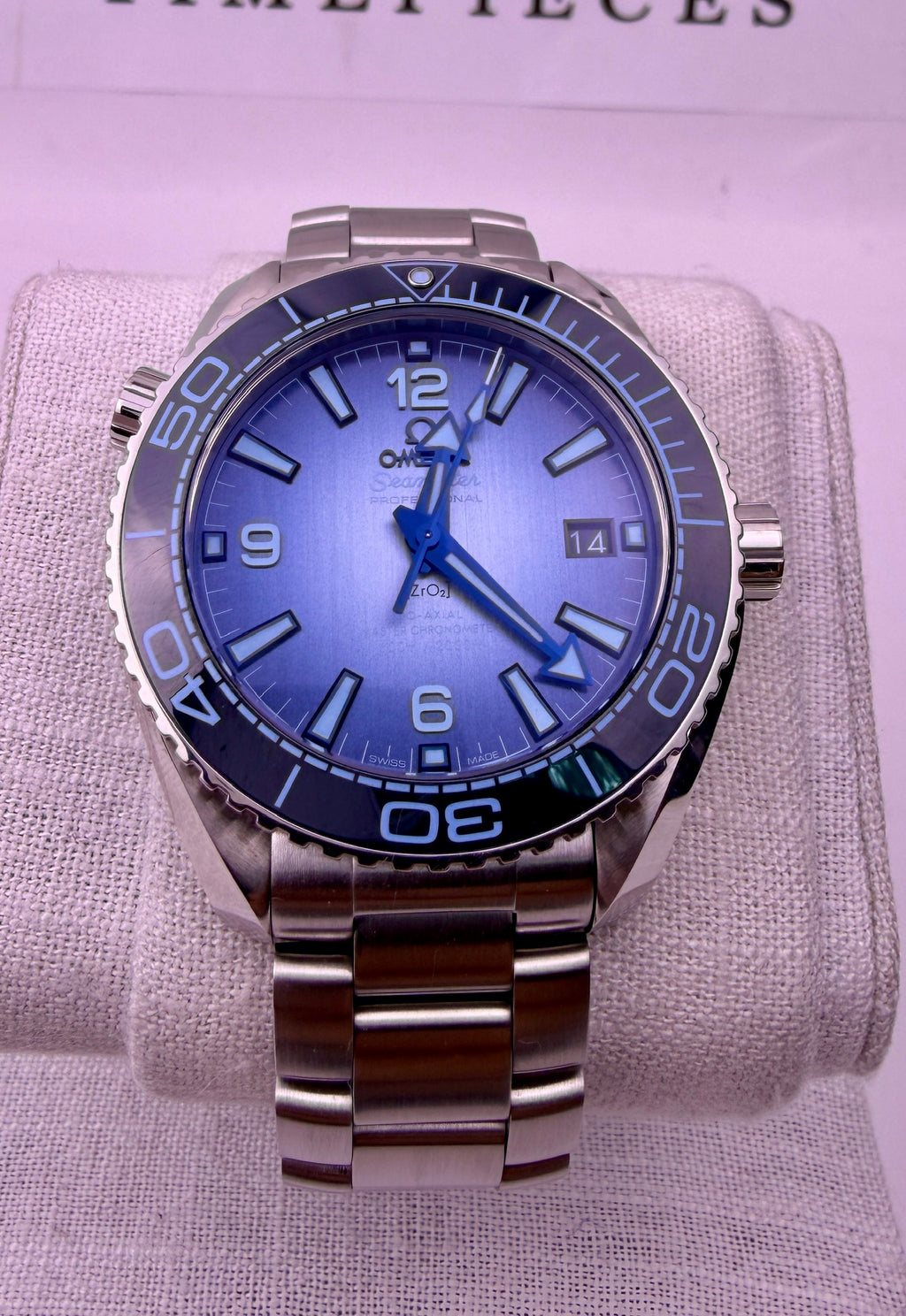 Case #527 — Omega Seamaster Planet Ocean 39.5MM Summer Blue Ref. 215.30.40.20.03.002