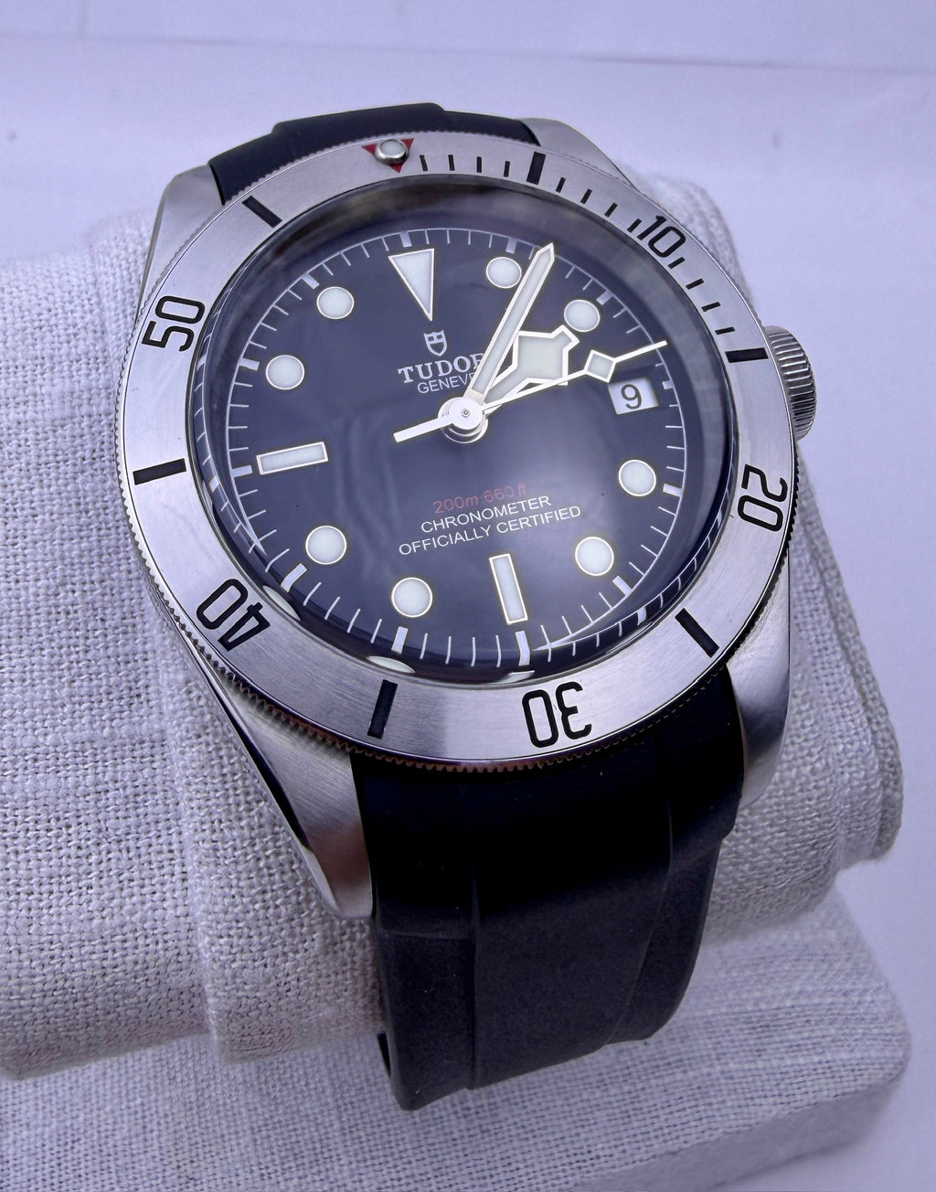 Case #536 — Tudor Black Bay Heritage 41MM Steel on Rubber Ref. 79730