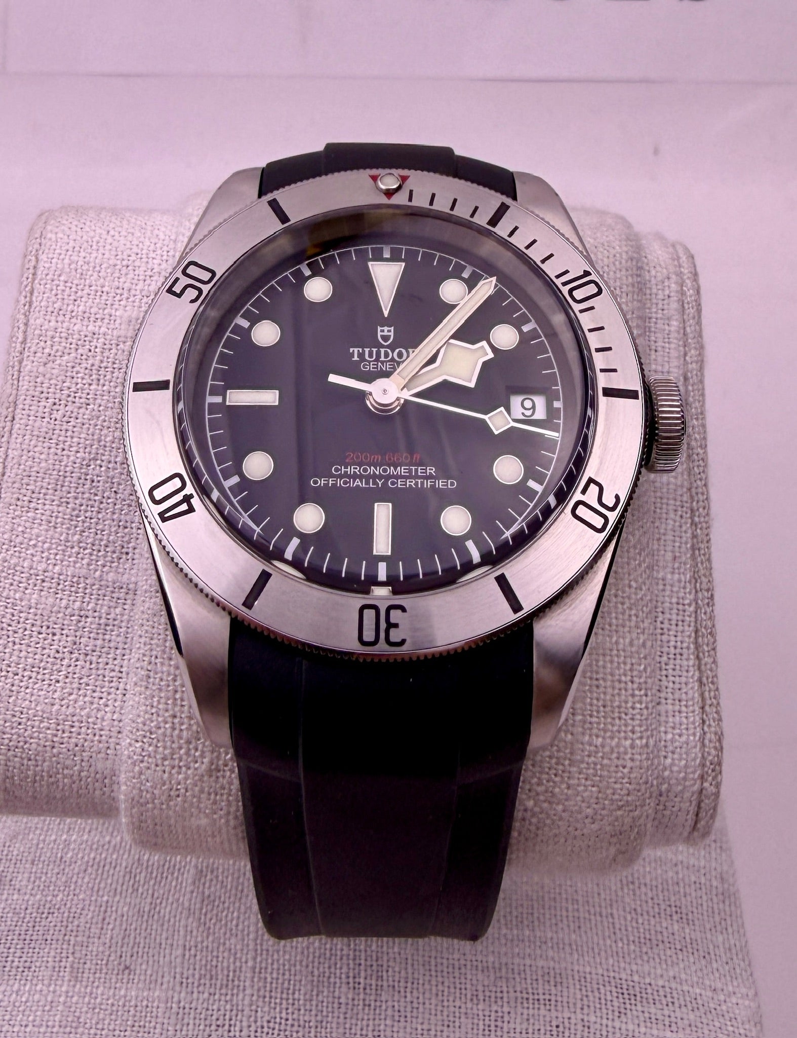 Case #536 — Tudor Black Bay Heritage 41MM Steel on Rubber Ref. 79730