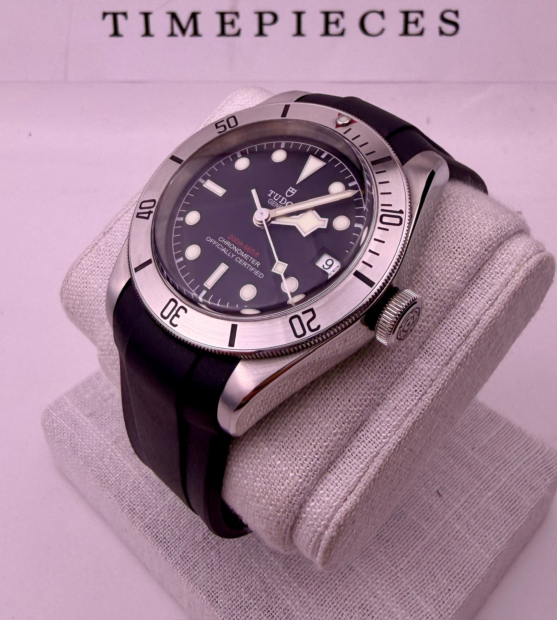 Case #536 — Tudor Black Bay Heritage 41MM Steel on Rubber Ref. 79730