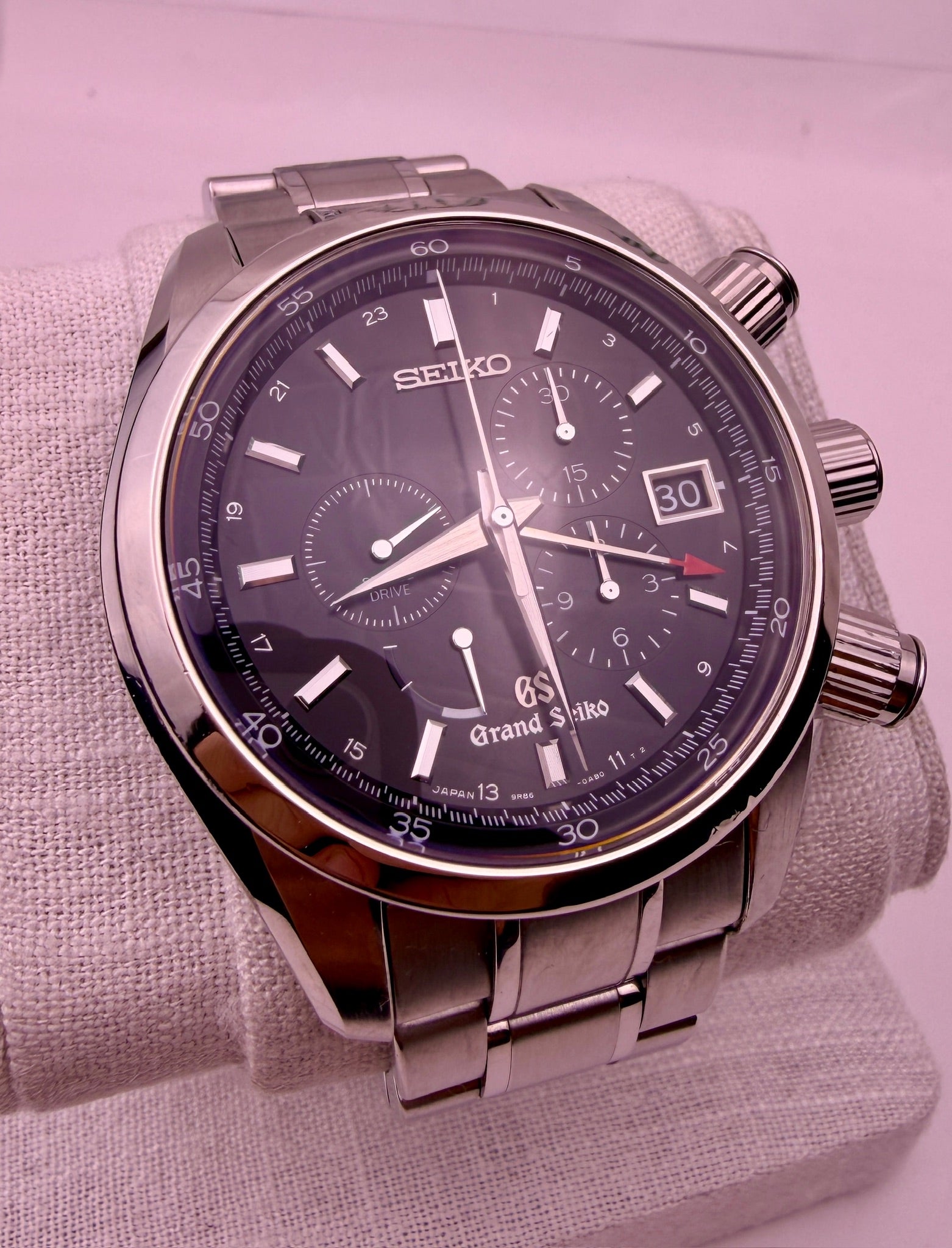 Case #550 — Grand Seiko GMT Chronograph Spring Drive Ref. SBGC003