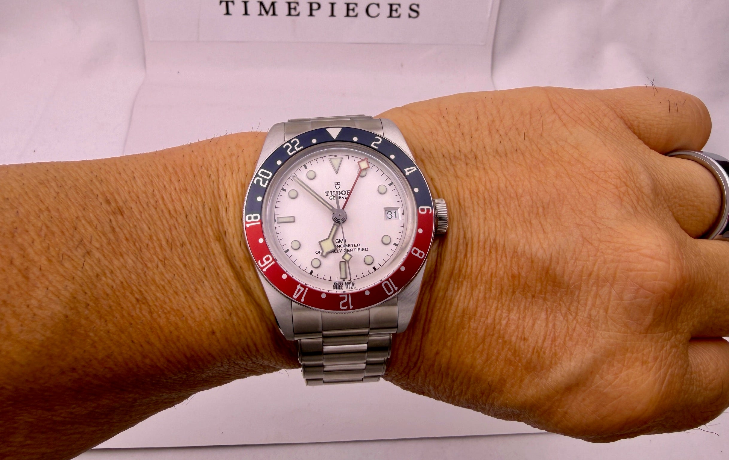 Case #542 — Tudor Black Bay GMT (Opaline) Ref. 79830RB