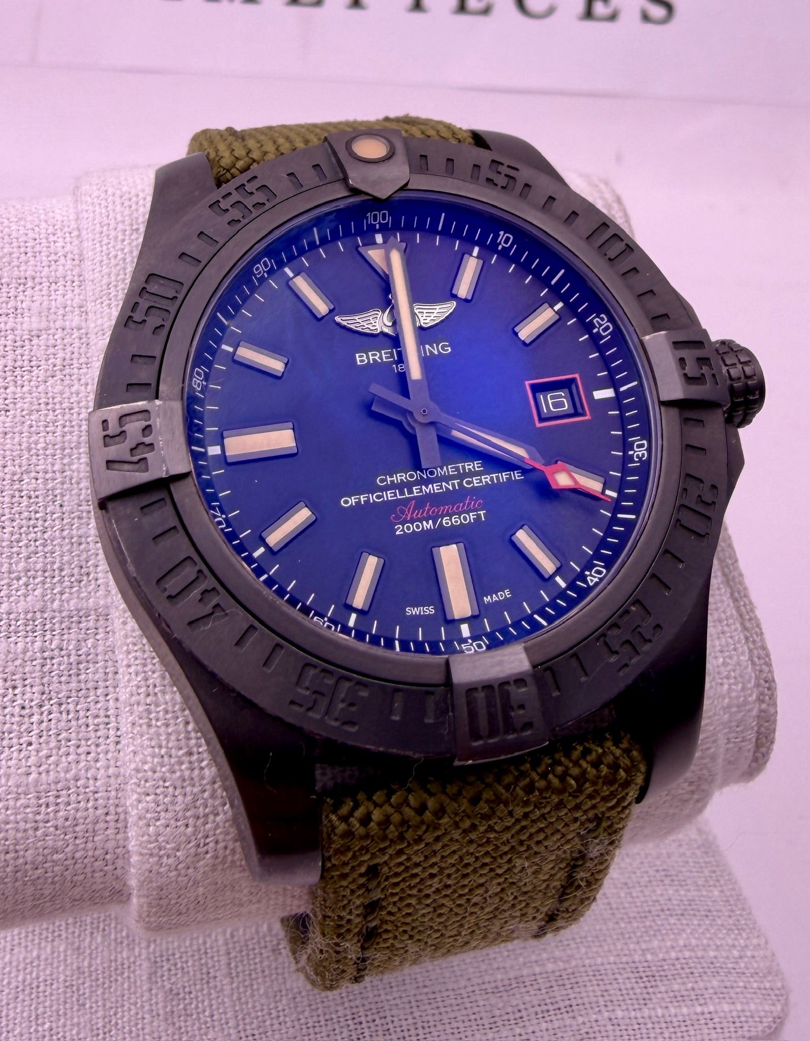 Case #574 — Breitling Avenger Blackbird 44 Ref. V1731110