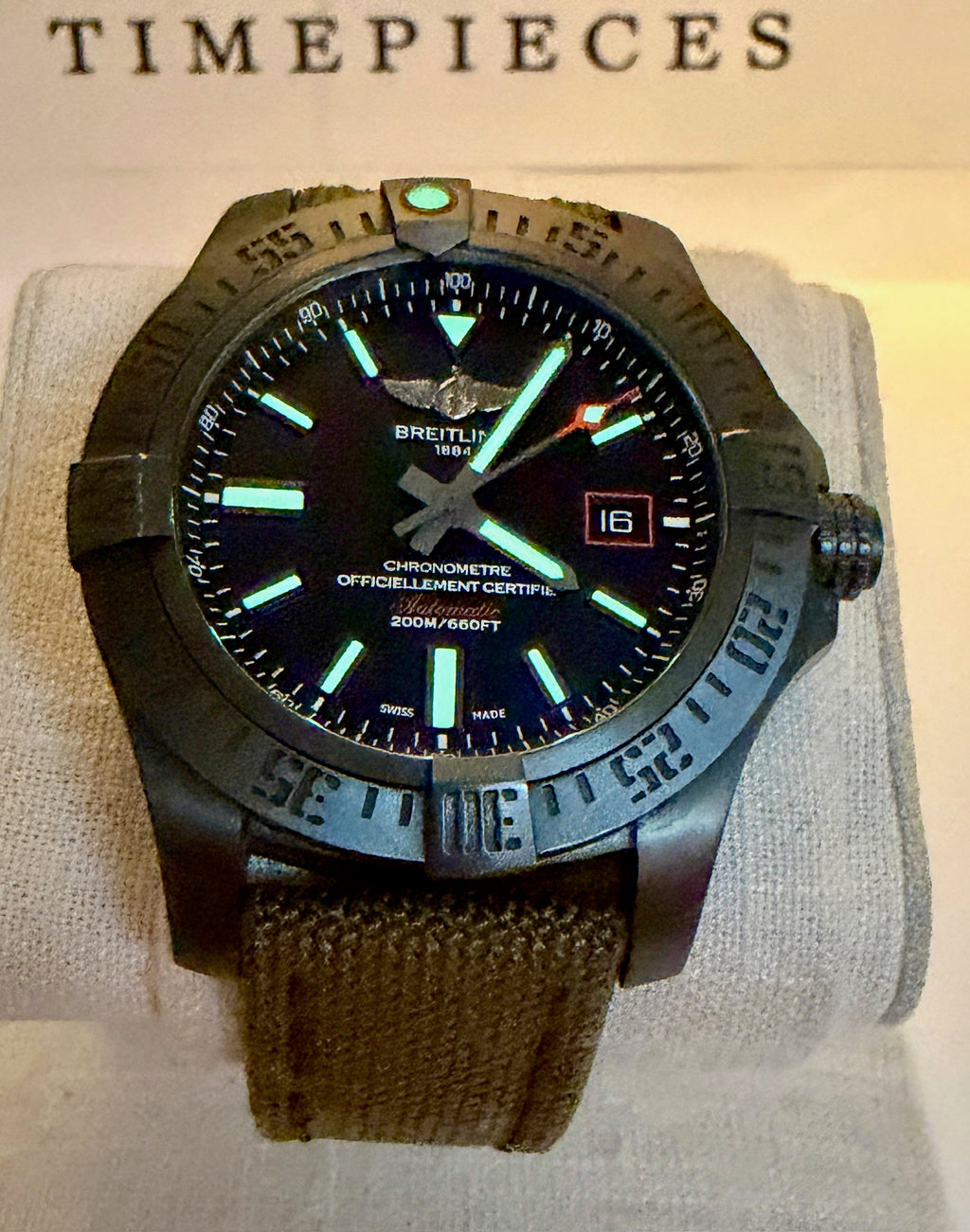 Case #574 — Breitling Avenger Blackbird 44 Ref. V1731110