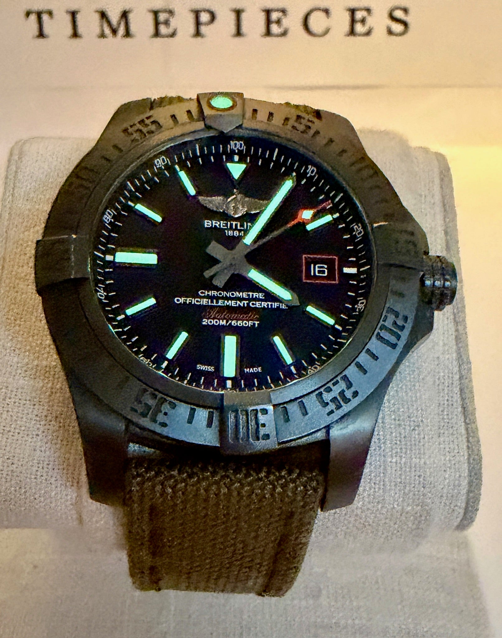 Case #574 — Breitling Avenger Blackbird 44 Ref. V1731110