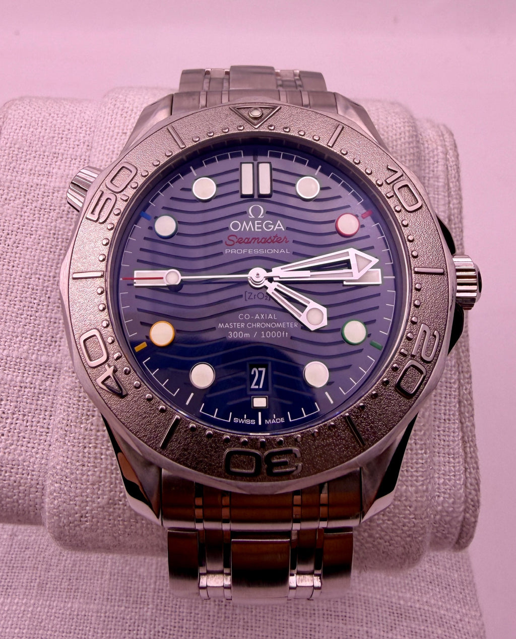 Case #578 — Omega Seamaster Diver 300M Beijing 2022 Special Edition Ref. 522.30.42.20.03.001