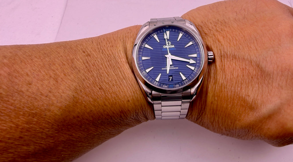 Case #569 — Omega Seamaster Aqua Terra Blue 150M Ref. 220.10.41.21.03.001