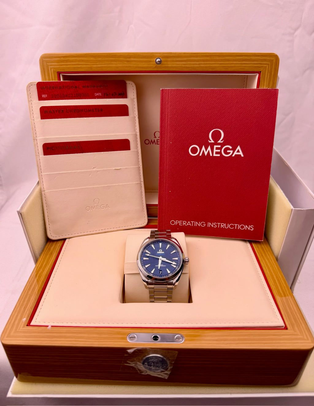 Case #569 — Omega Seamaster Aqua Terra Blue 150M Ref. 220.10.41.21.03.001