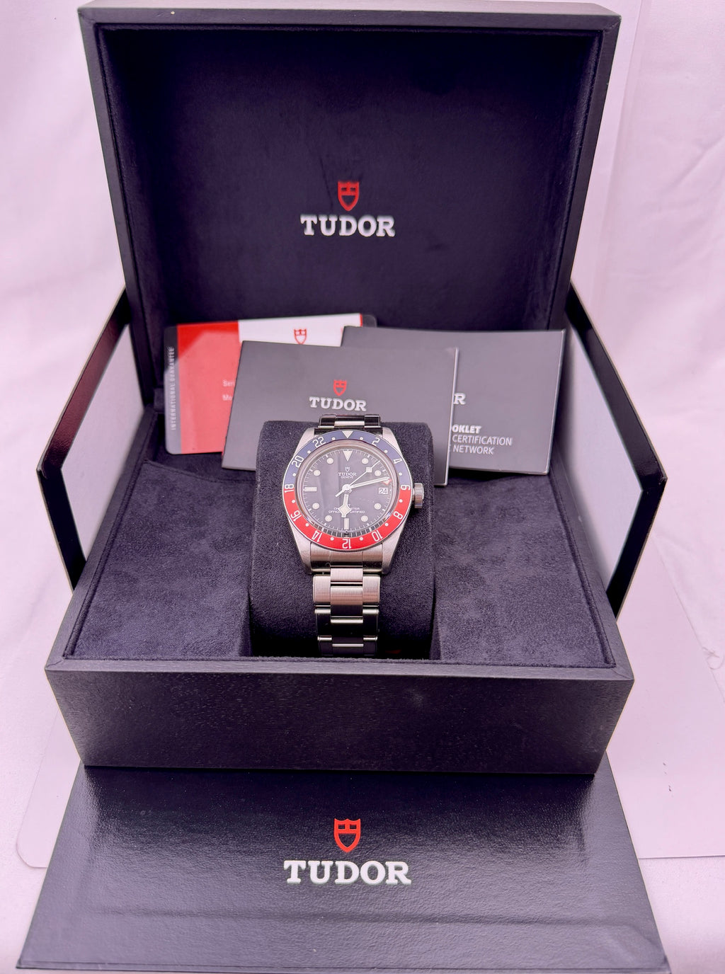 Case #566 — Tudor Black Bay GMT "Pepsi" Ref. M79830RB-0001