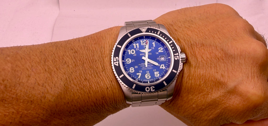 Case #581 — Breitling Superocean II 44 Blue Ref. A17392