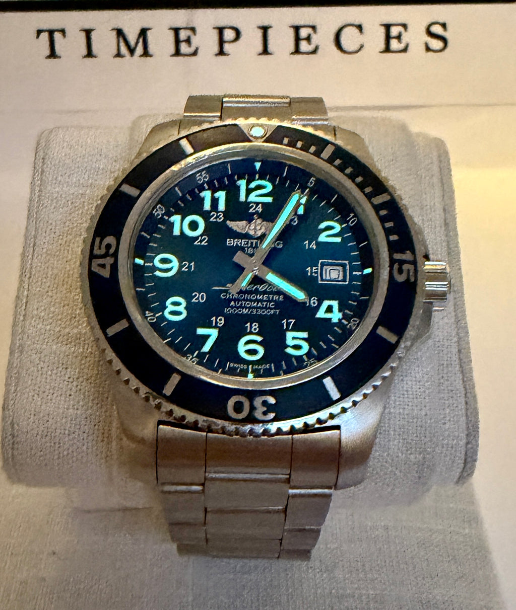 Case #581 — Breitling Superocean II 44 Blue Ref. A17392