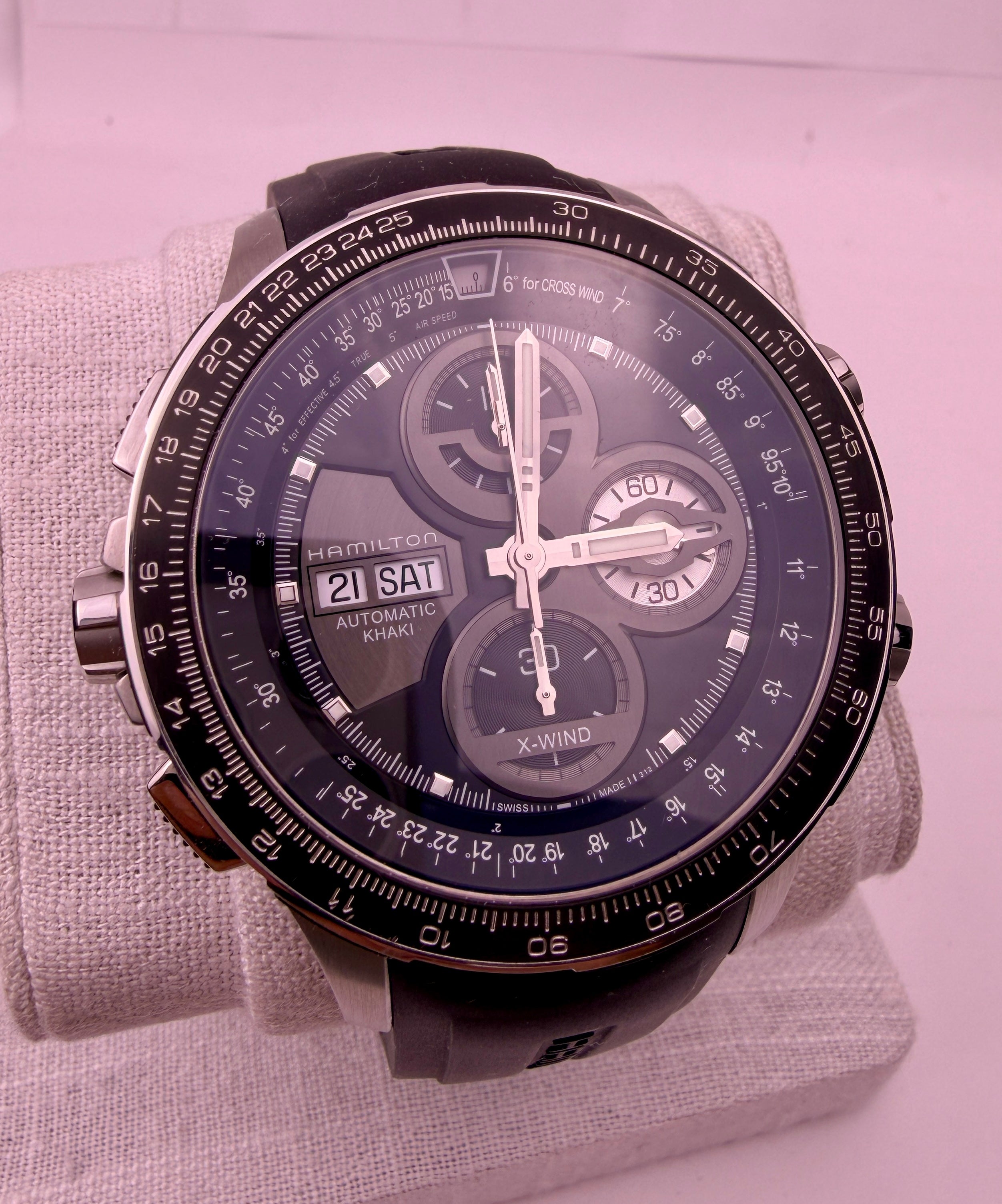 CASE #582 — HAMILTON KHAKI AVIATION X-WIND AUTO CHRONOGRAPH LIMITED EDITION REF. H777660