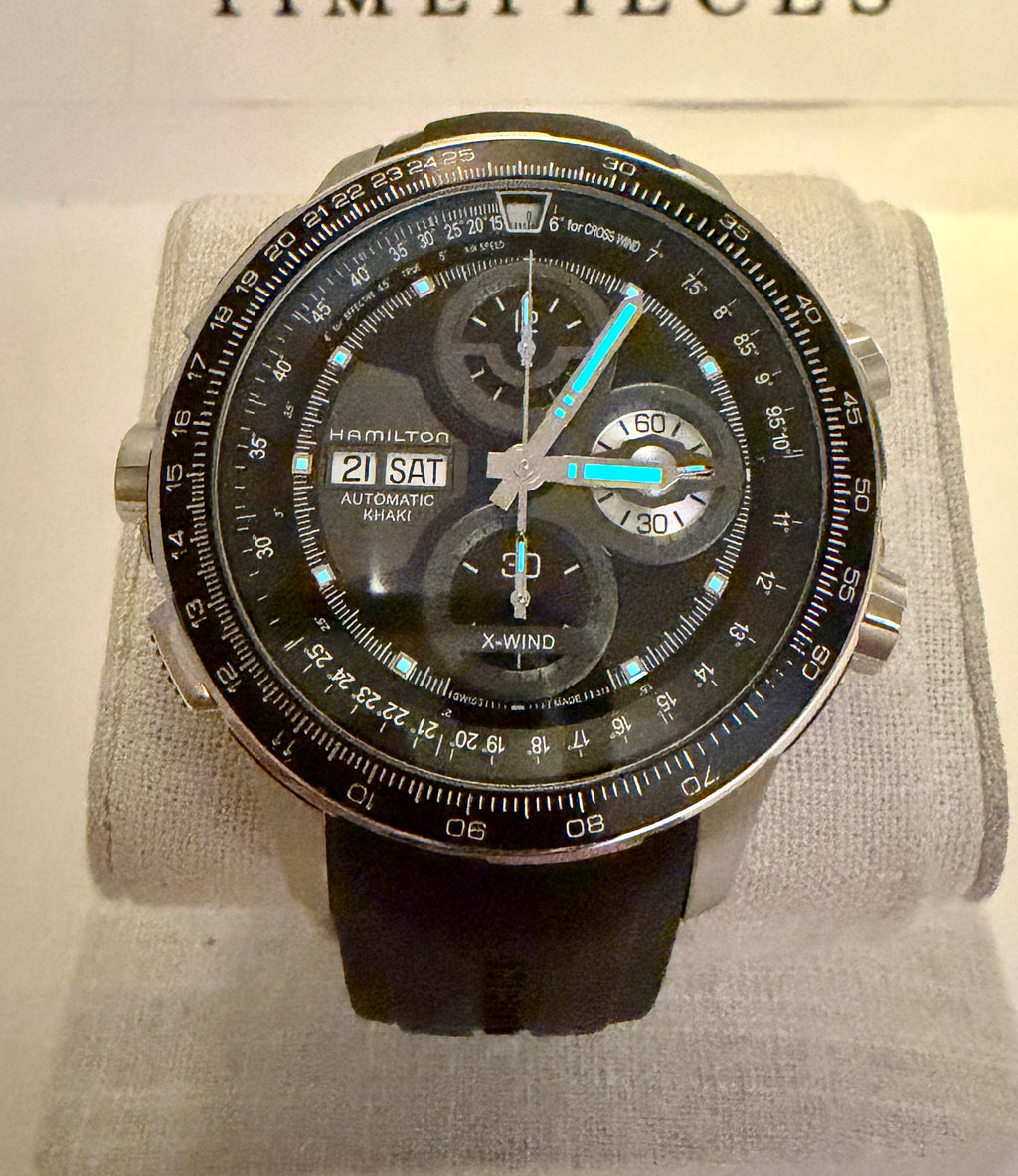 CASE #582 — HAMILTON KHAKI AVIATION X-WIND AUTO CHRONOGRAPH LIMITED EDITION REF. H777660