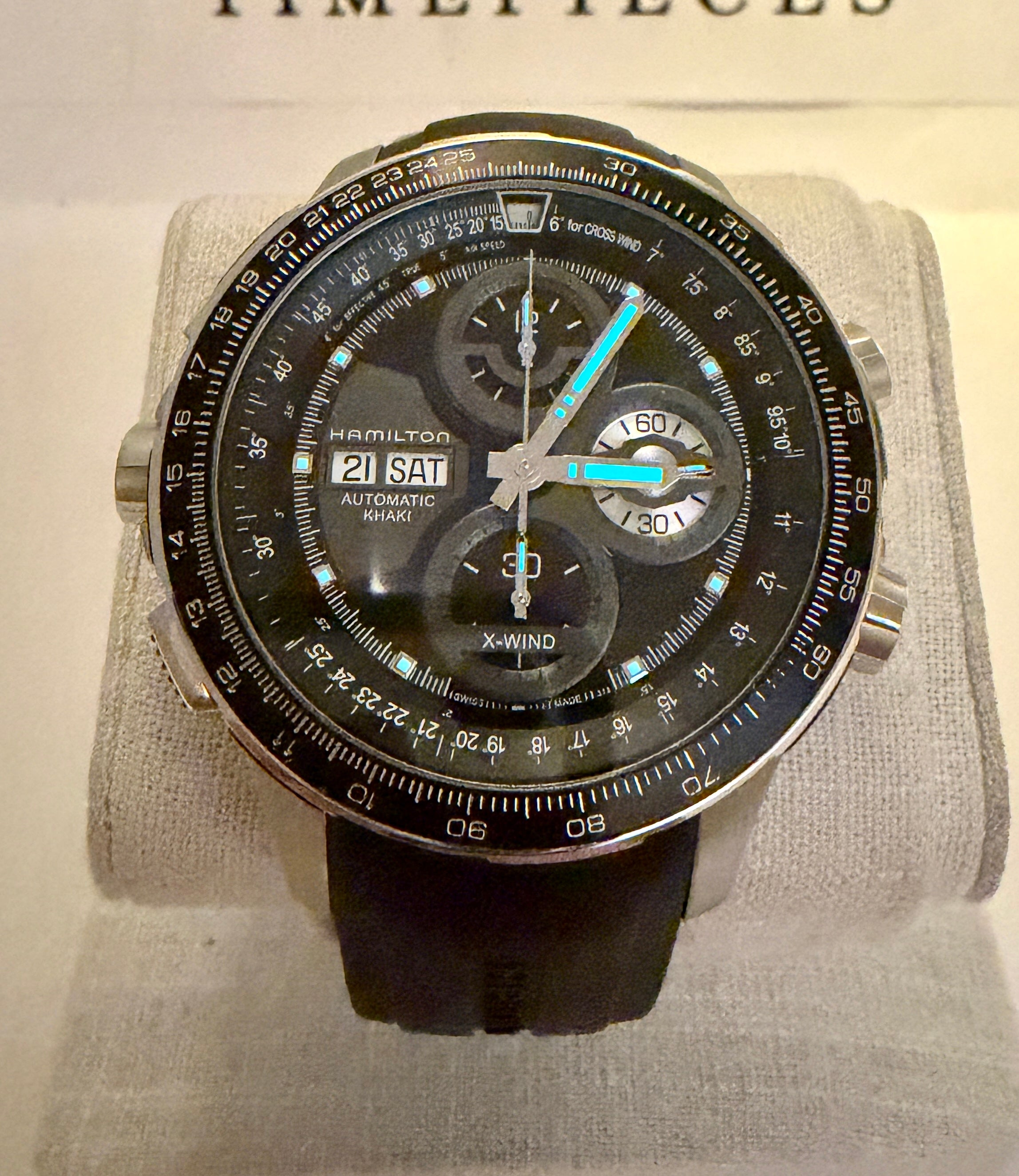 CASE #582 — HAMILTON KHAKI AVIATION X-WIND AUTO CHRONOGRAPH LIMITED EDITION REF. H777660