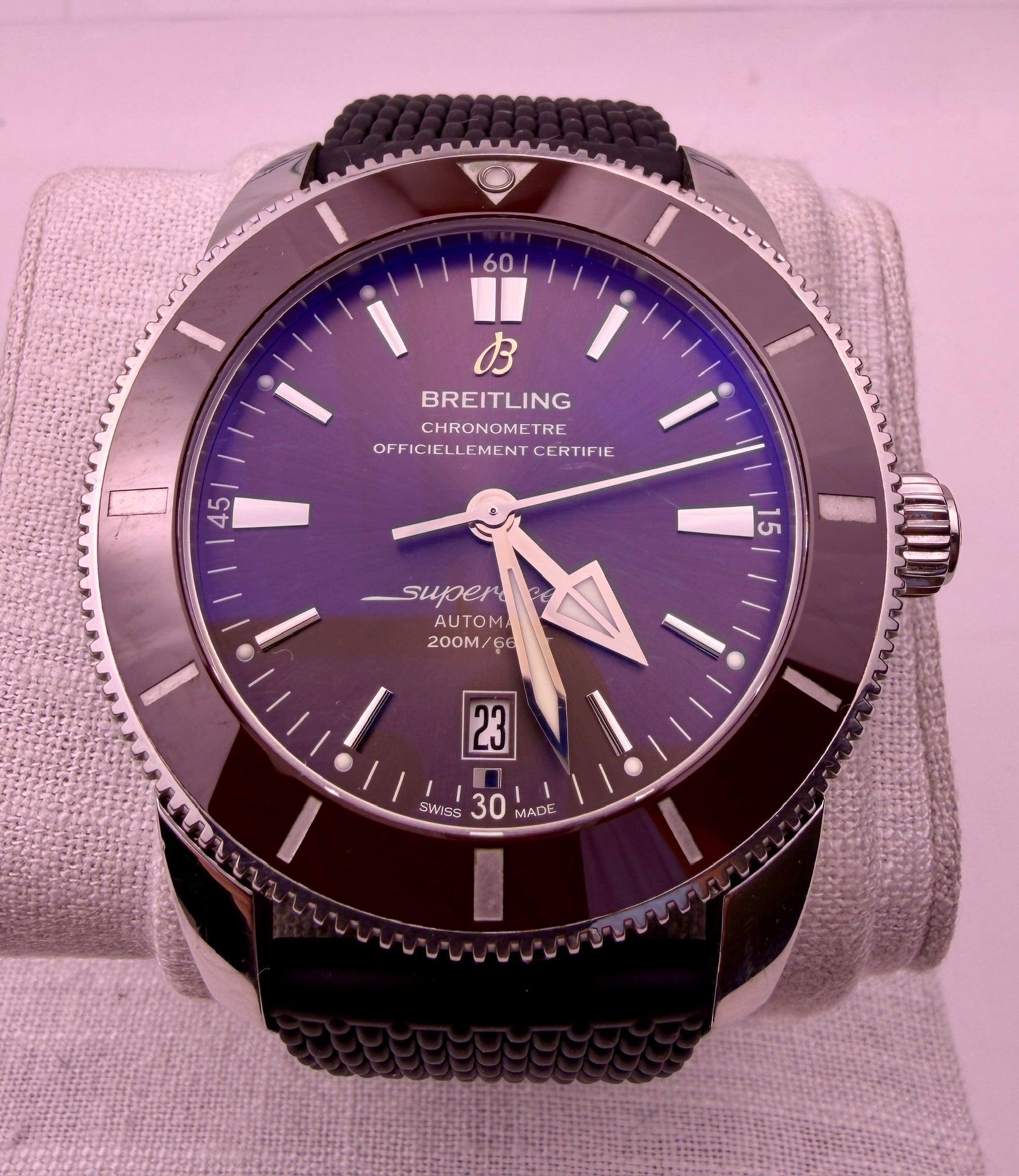 CASE #590 — BREITLING SUPEROCEAN HERITAGE II 46 BROWN REF. AB2020