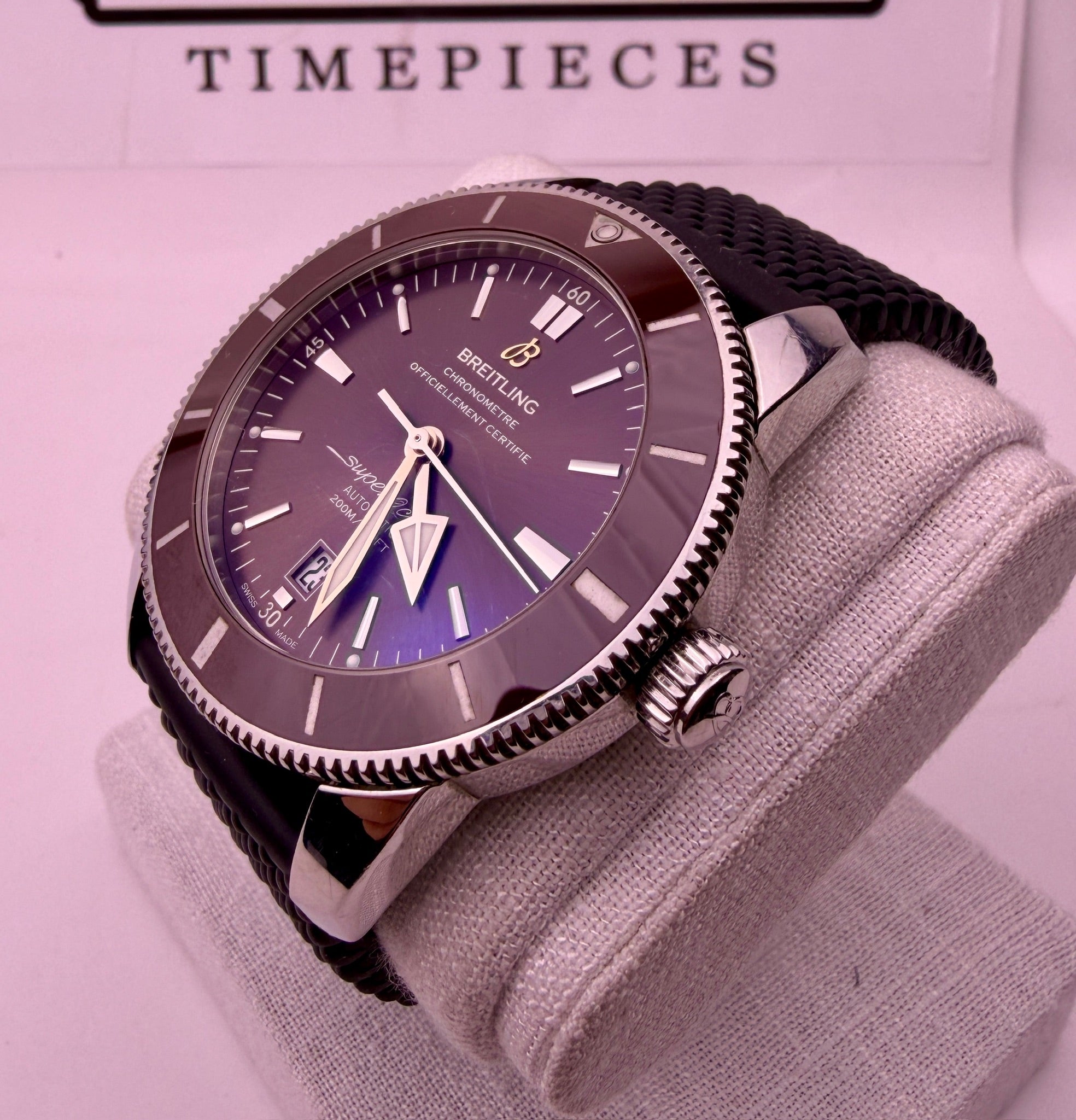 CASE #590 — BREITLING SUPEROCEAN HERITAGE II 46 BROWN REF. AB2020