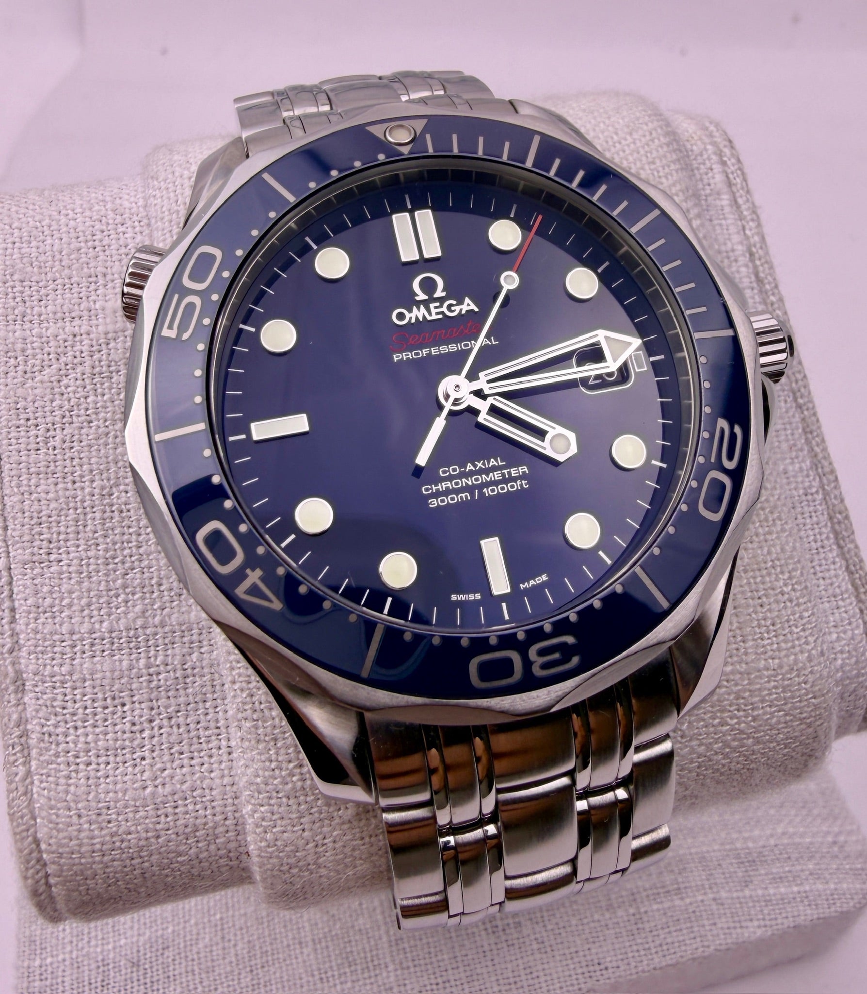 Case #546 — Omega Seamaster Professional 300M Blue “No Wave” Ref. 212.30.41.20.03.001
