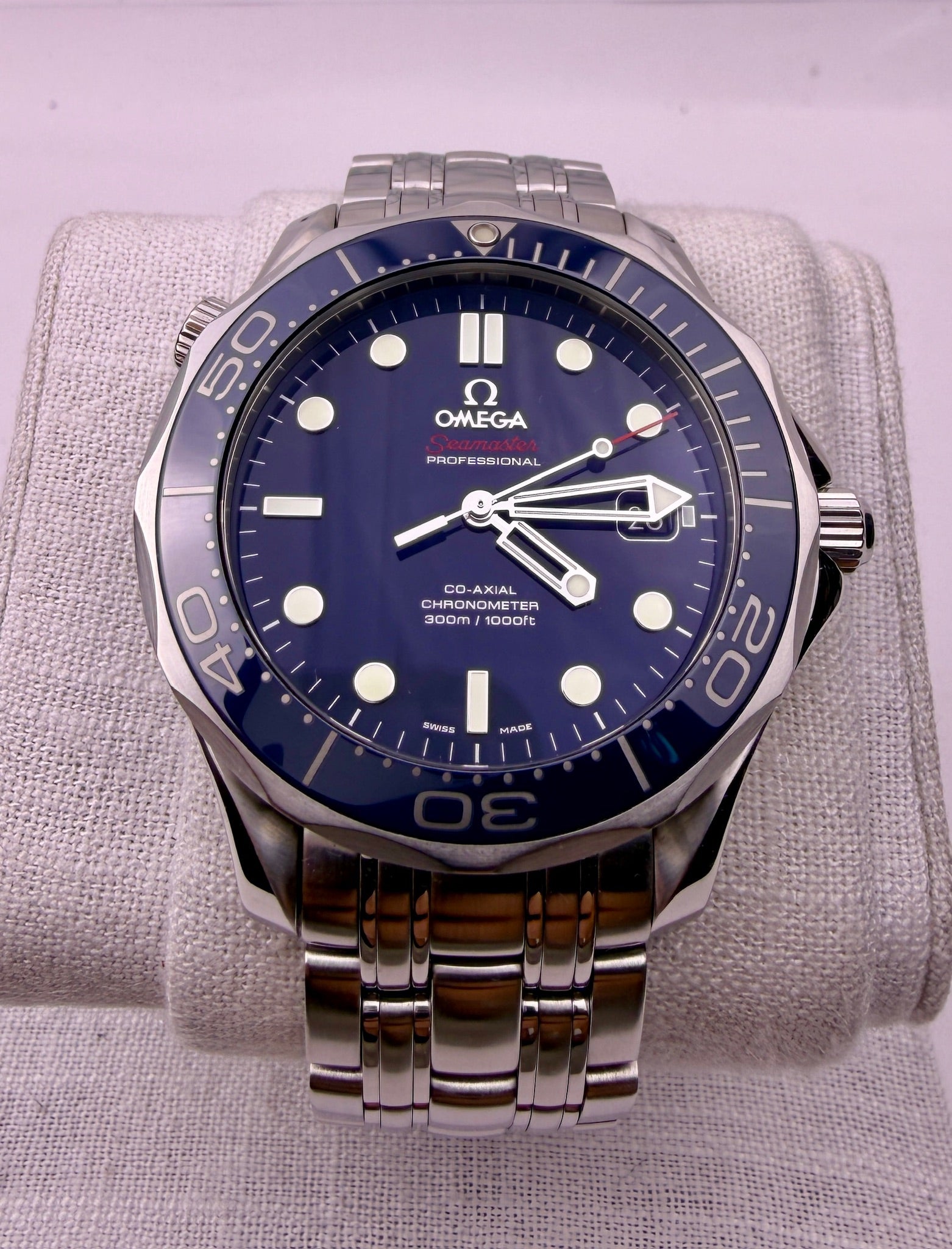 Case #546 — Omega Seamaster Professional 300M Blue “No Wave” Ref. 212.30.41.20.03.001