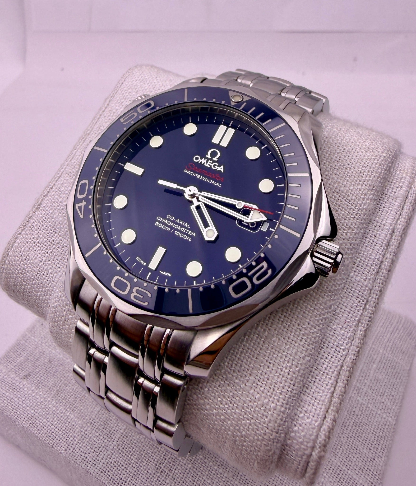 Case #546 — Omega Seamaster Professional 300M Blue “No Wave” Ref. 212.30.41.20.03.001