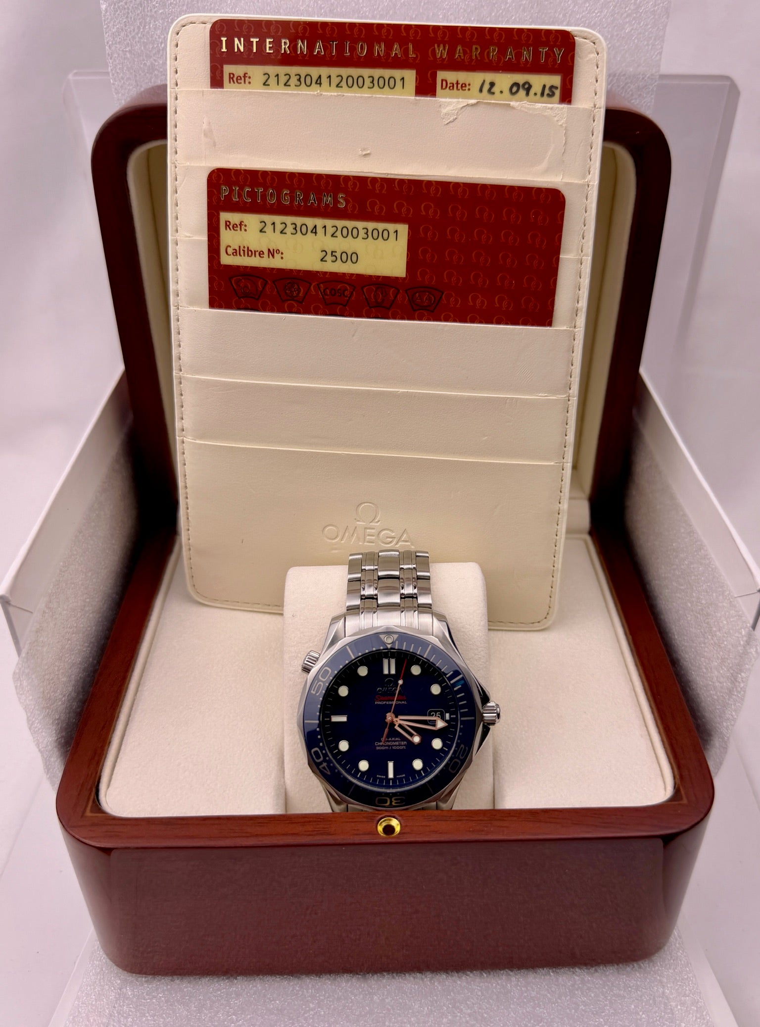Case #546 — Omega Seamaster Professional 300M Blue “No Wave” Ref. 212.30.41.20.03.001