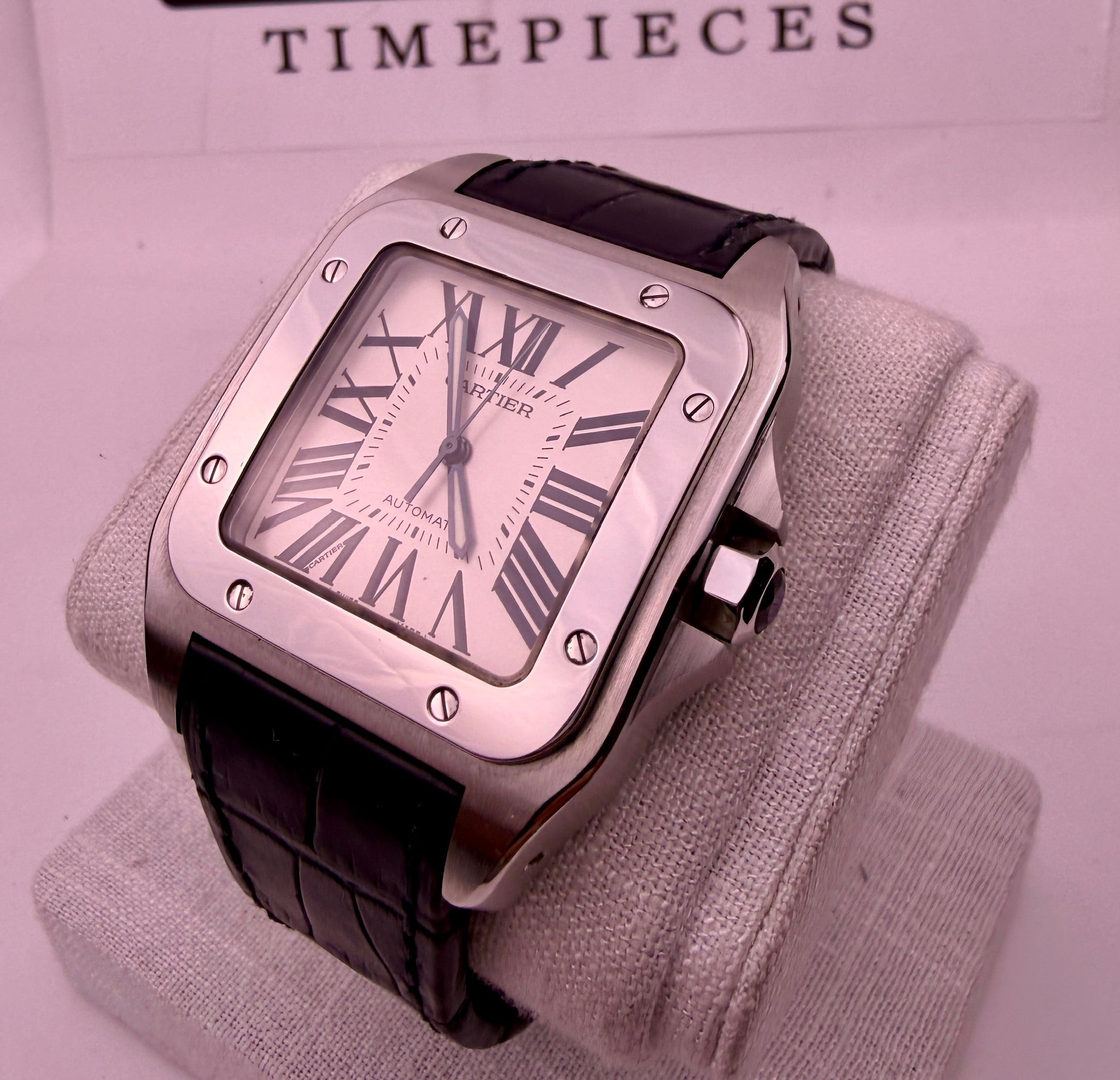 Case #598 — Cartier SA Santos 100 XL Ref. W20073x8  2656