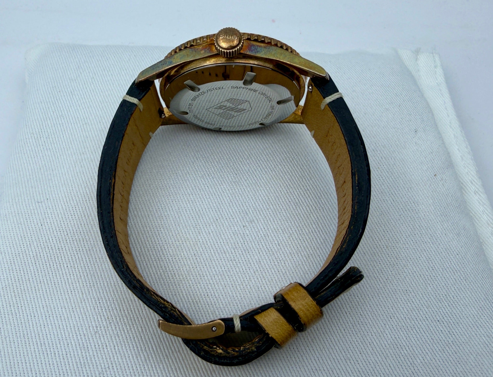 CASE #587 — ORIS DIVERS SIXTY-FIVE “COTTON CANDY” BLUE BRONZE REF. 01 733 7771 3155