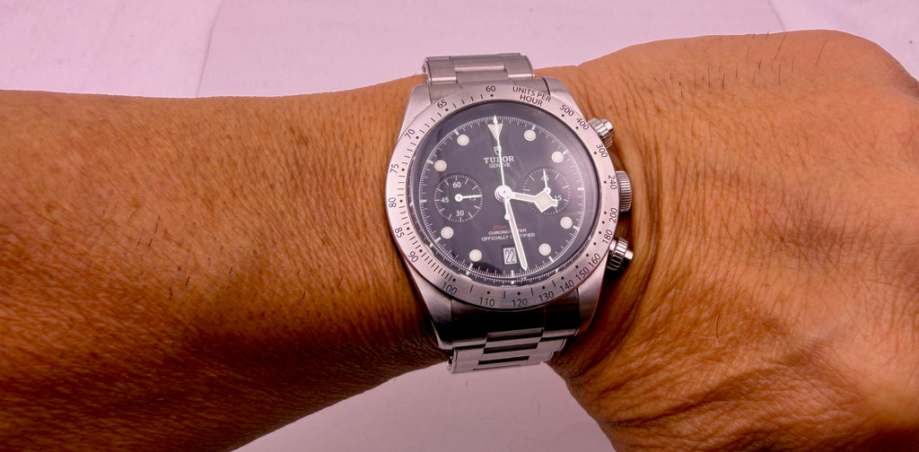 Case #604 — Tudor Black Bay Chronograph Black/Steel Ref. M79350-004
