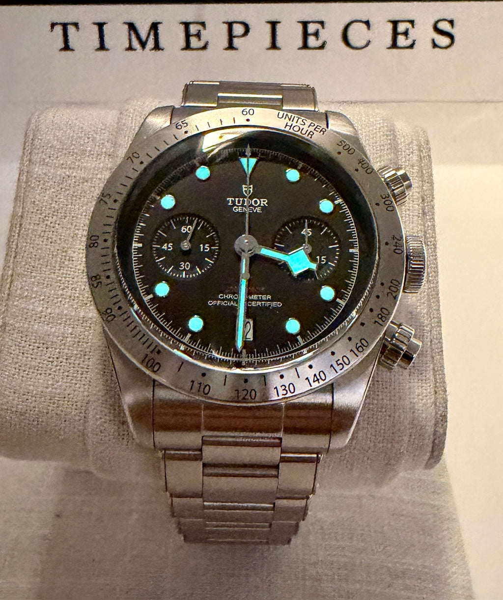 Case #604 — Tudor Black Bay Chronograph Black/Steel Ref. M79350-004