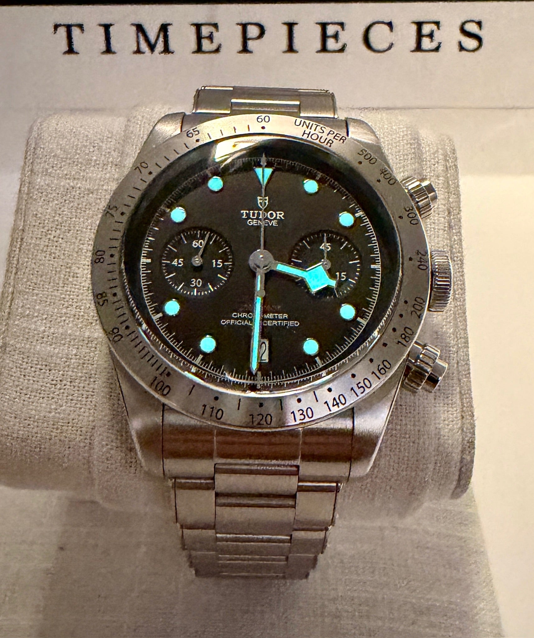 Case #604 — Tudor Black Bay Chronograph Black/Steel Ref. M79350-004