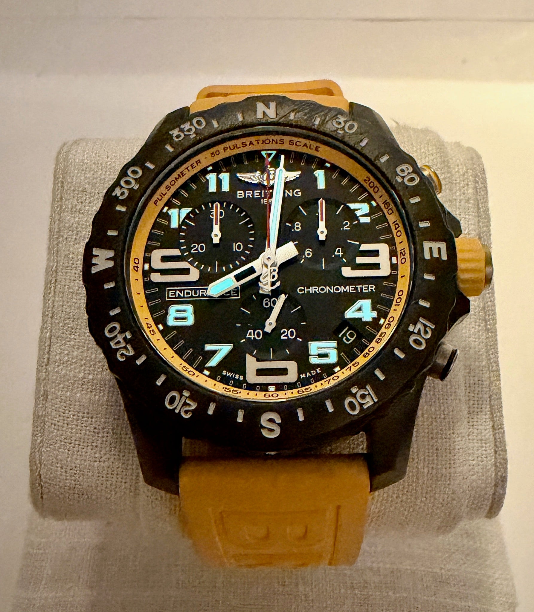 Case #605 — Breitling Endurance Pro Yellow 44MM Ref. X82310