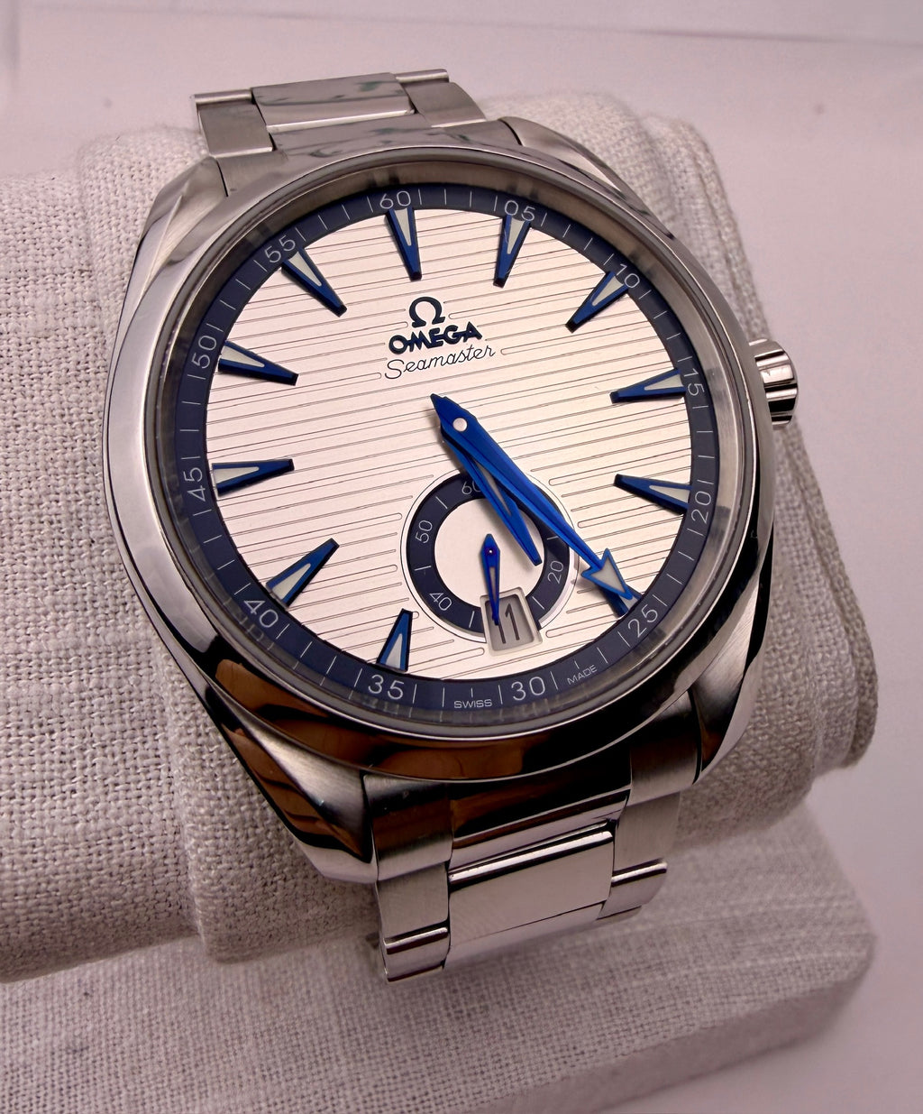 CASE #608 — OMEGA SEAMASTER AQUA TERRA 150M SMALL SECONDS REF. 220.10.41.21.02.004