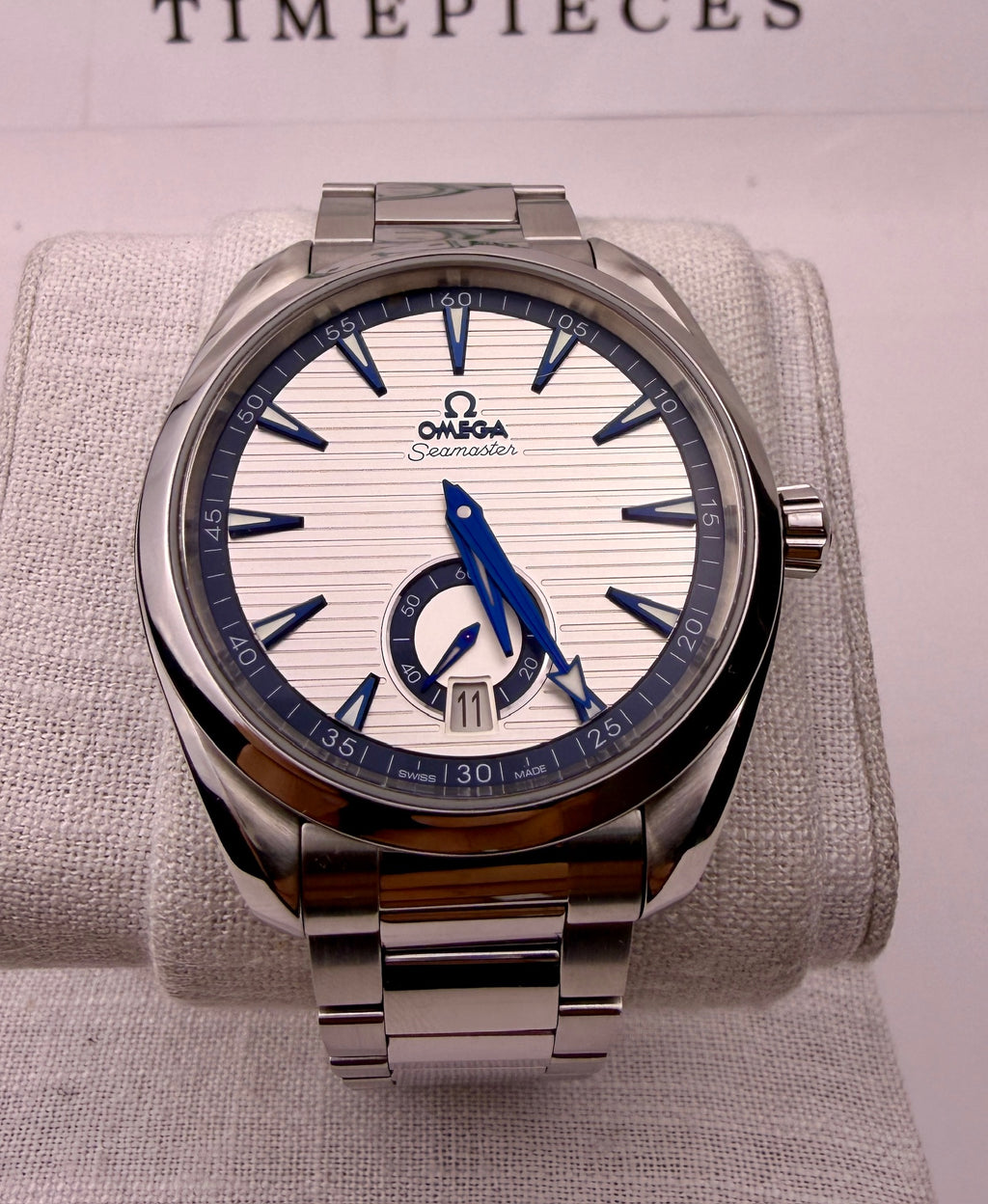 CASE #608 — OMEGA SEAMASTER AQUA TERRA 150M SMALL SECONDS REF. 220.10.41.21.02.004