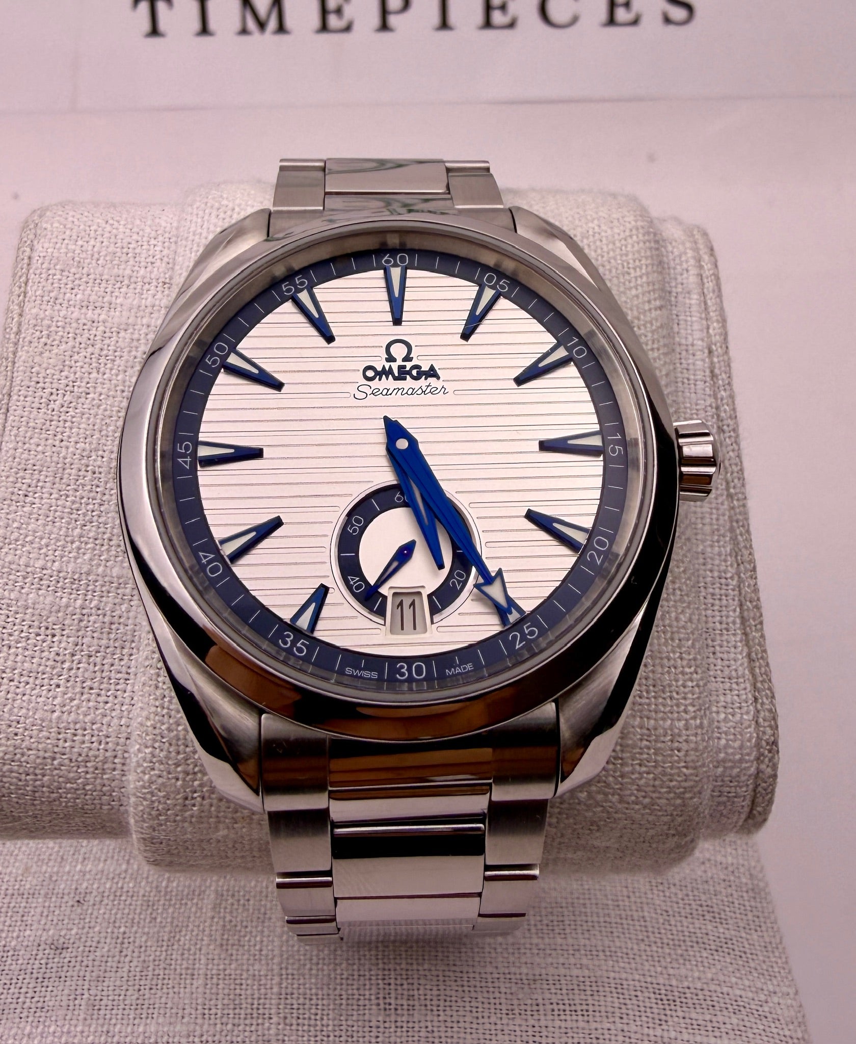 CASE #608 — OMEGA SEAMASTER AQUA TERRA 150M SMALL SECONDS REF. 220.10.41.21.02.004