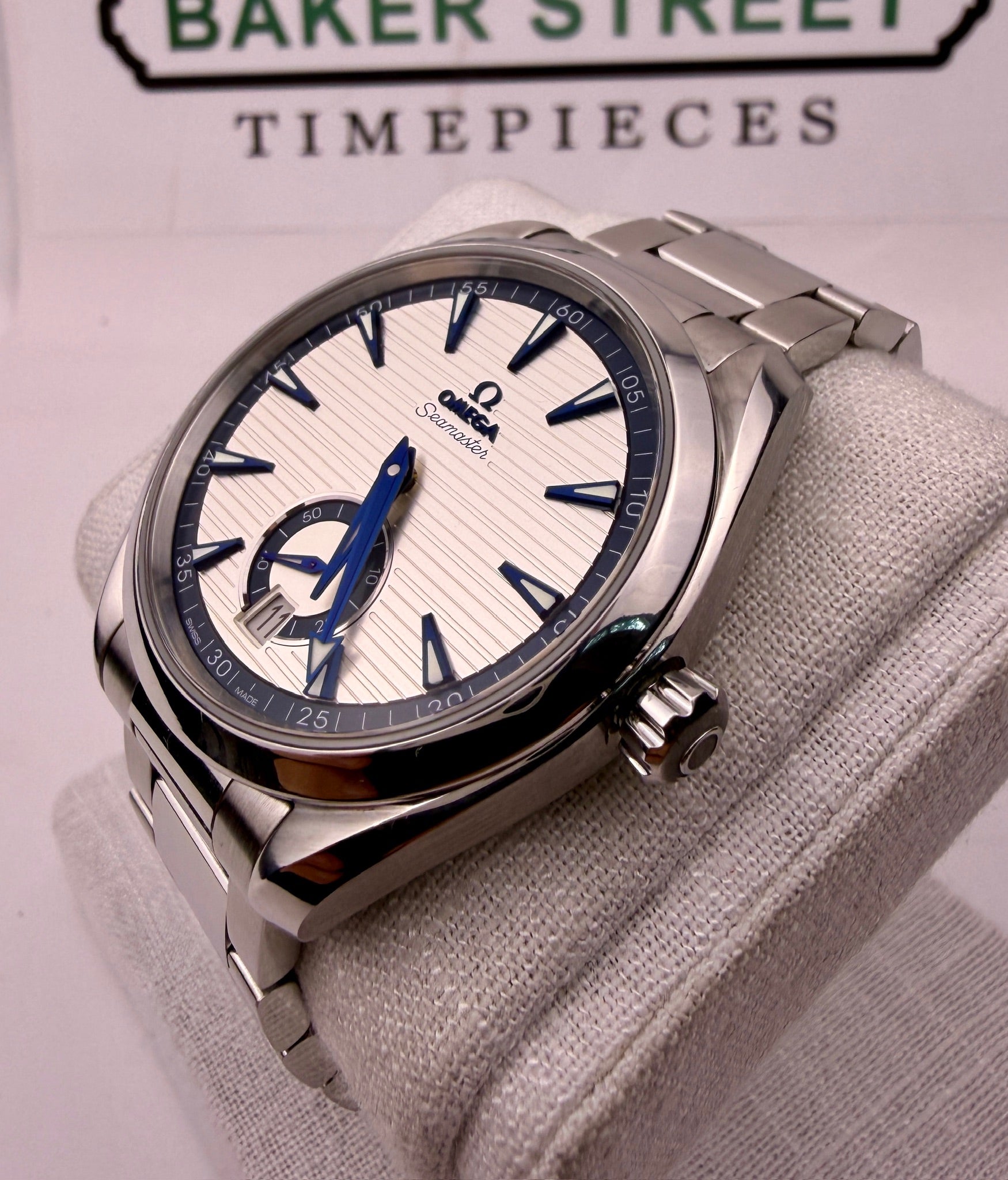 CASE #608 — OMEGA SEAMASTER AQUA TERRA 150M SMALL SECONDS REF. 220.10.41.21.02.004