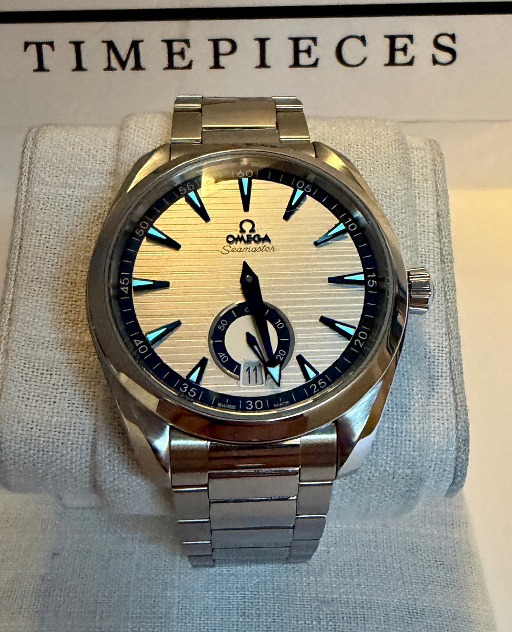 CASE #608 — OMEGA SEAMASTER AQUA TERRA 150M SMALL SECONDS REF. 220.10.41.21.02.004