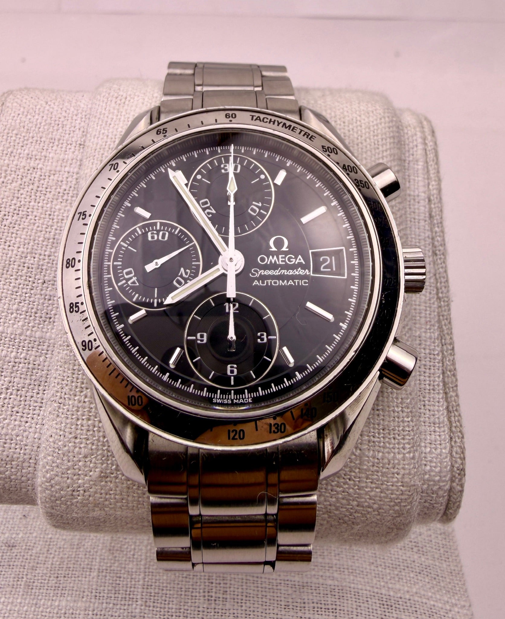 CASE #609 — OMEGA SPEEDMASTER DATE BLACK REF. 3513.50.00