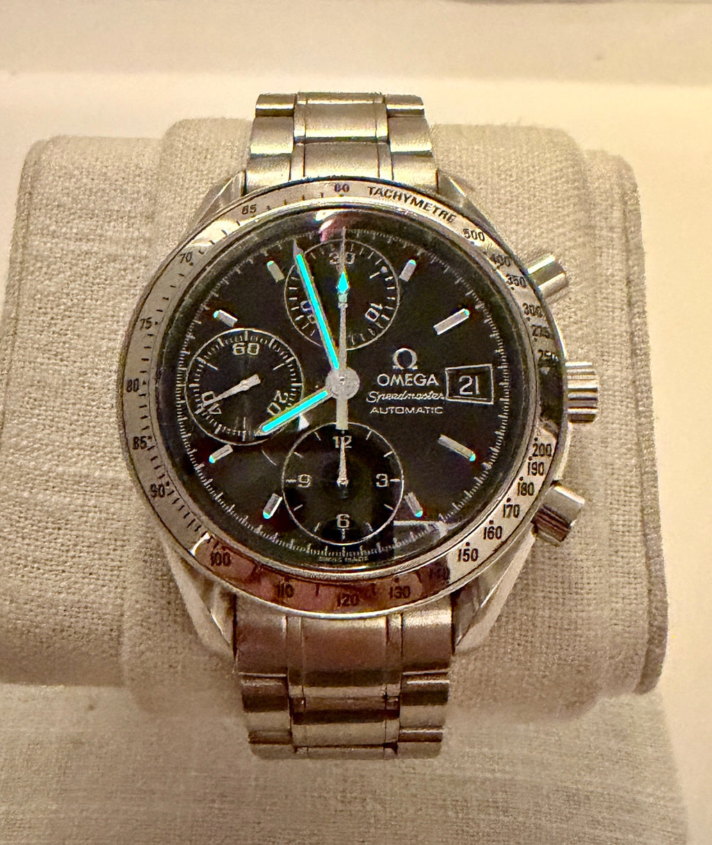 CASE #609 — OMEGA SPEEDMASTER DATE BLACK REF. 3513.50.00