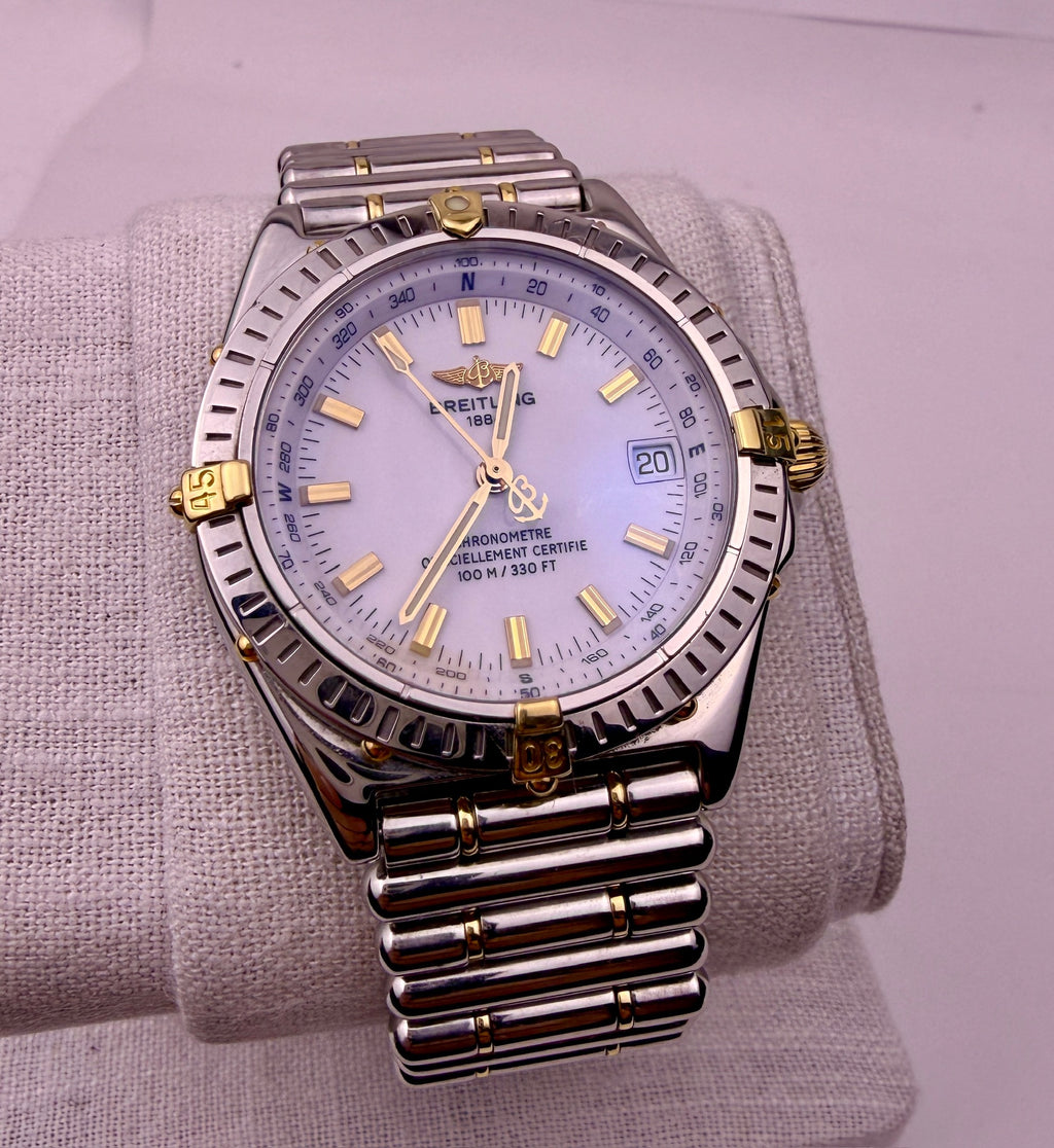 Case #602 — Breitling Windrider Wings Rouleaux Bracelet 2 Tone Ref. B10350