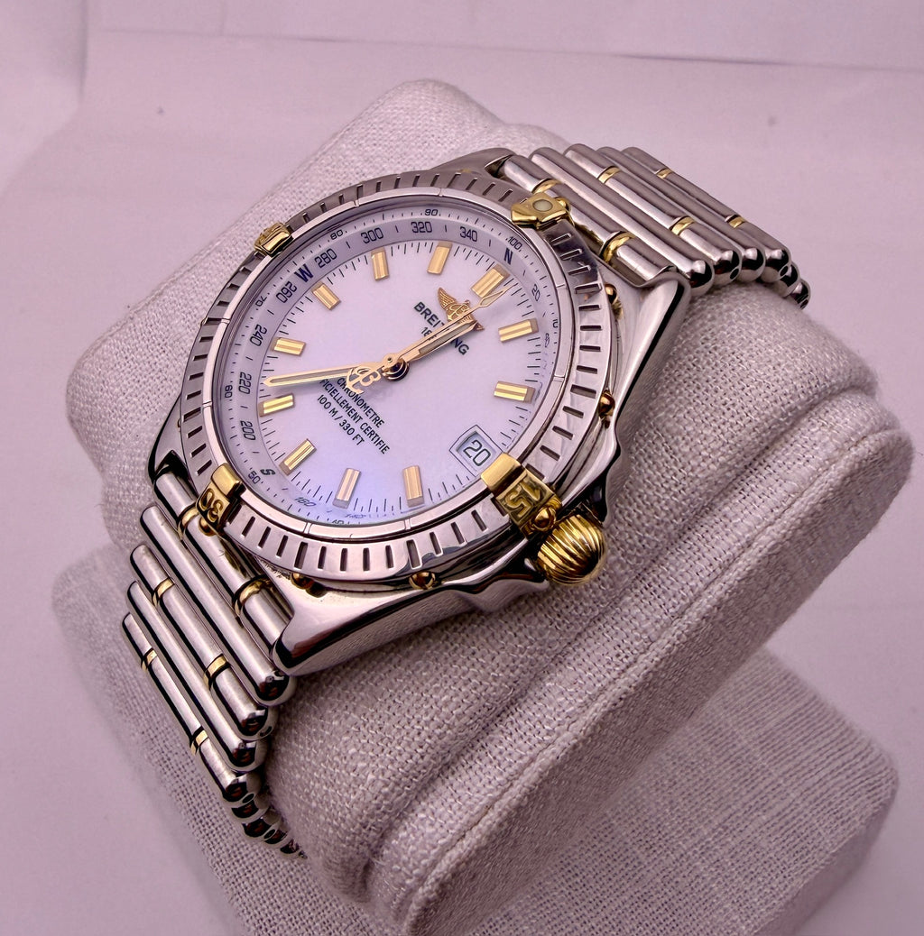 Case #602 — Breitling Windrider Wings Rouleaux Bracelet 2 Tone Ref. B10350